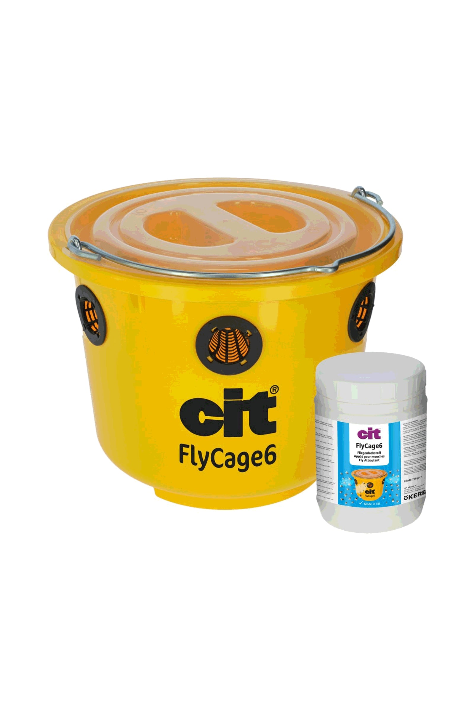 cit FlyCage 6 Fly Trap, Set incl. 750 g Attractant Vliegenbescherming