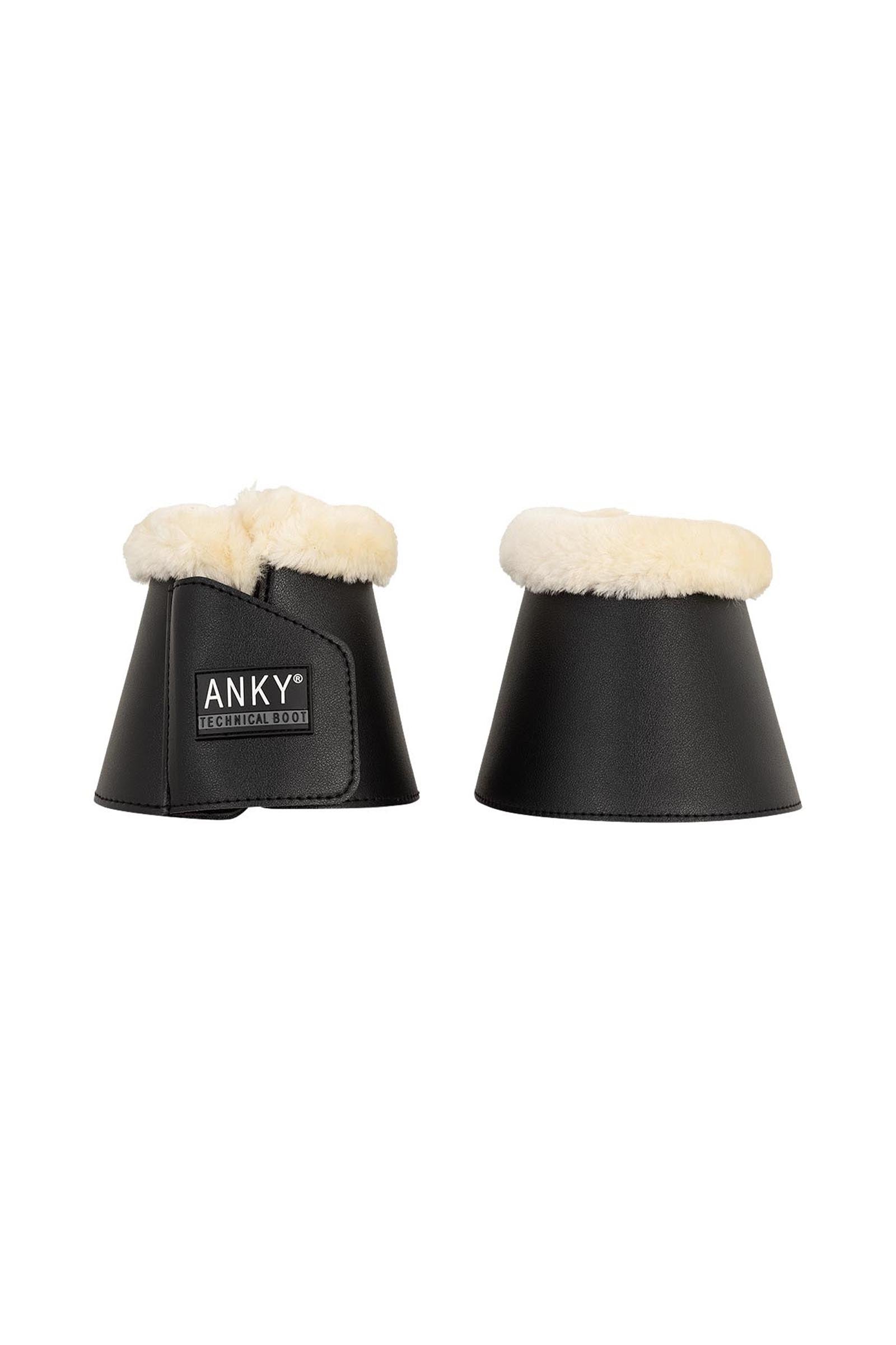 Anky ANKY Bell Boots With Neoprene Lining & Faux Fur Leg Protection & Hoof Protection for Horses