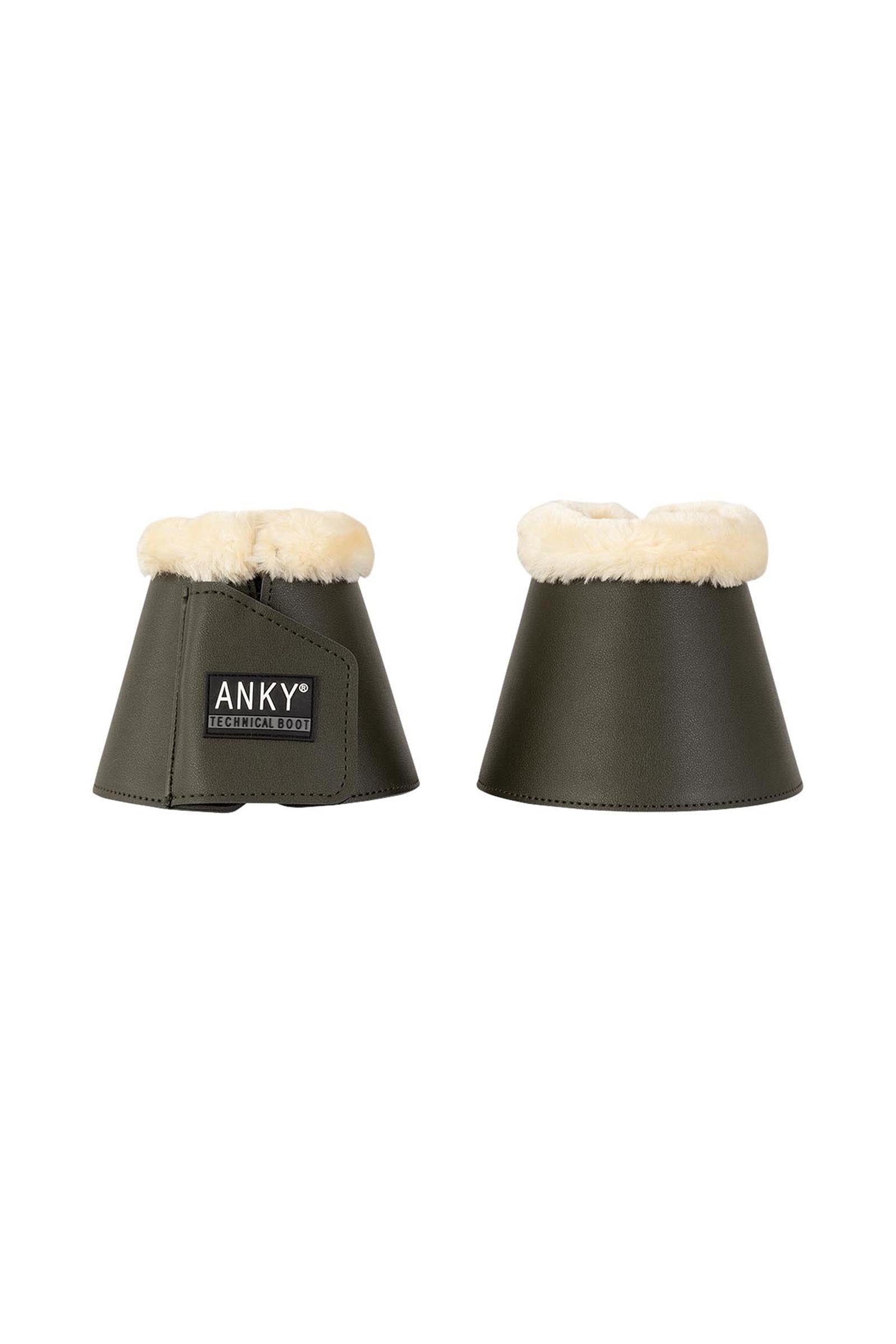 Anky ANKY Bell Boots With Neoprene Lining & Faux Fur Leg Protection & Hoof Protection for Horses