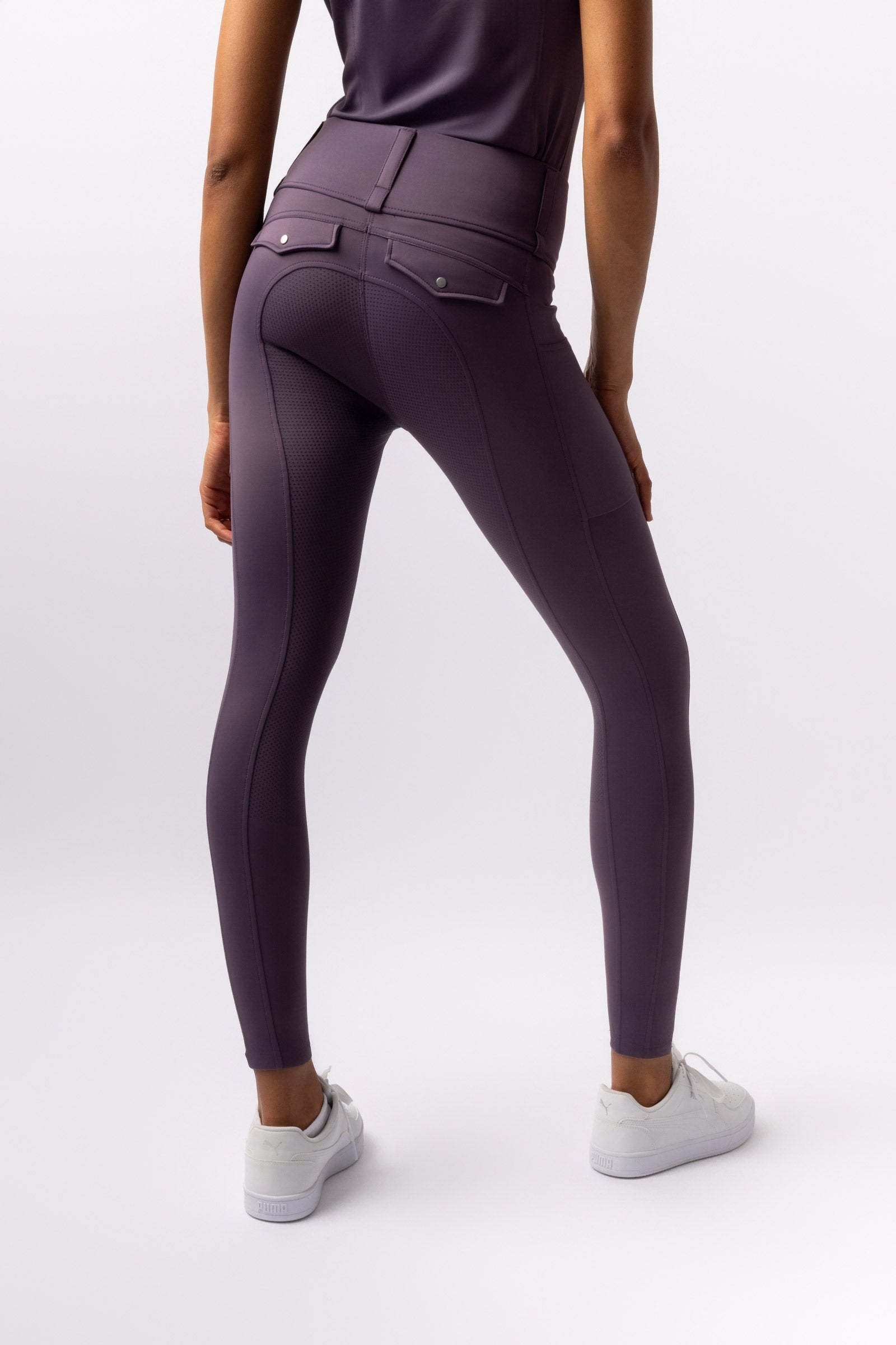 Horze Anya dames rijlegging met fullseat siliconen grip UPF 50+ Womens Breeches
