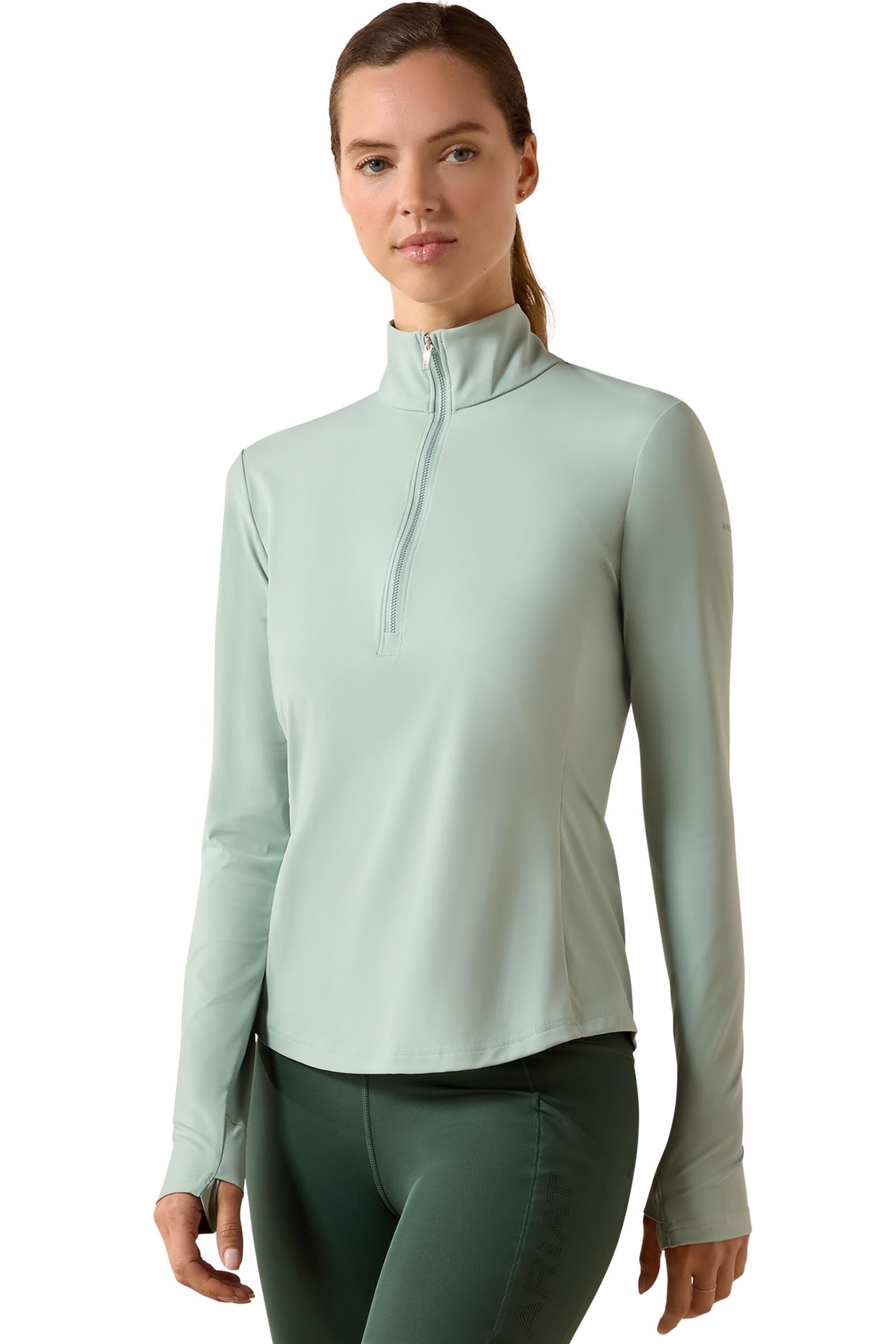 Ariat Women's SolVeil 1/2 Zip Baselayer Dames paardrijkleding