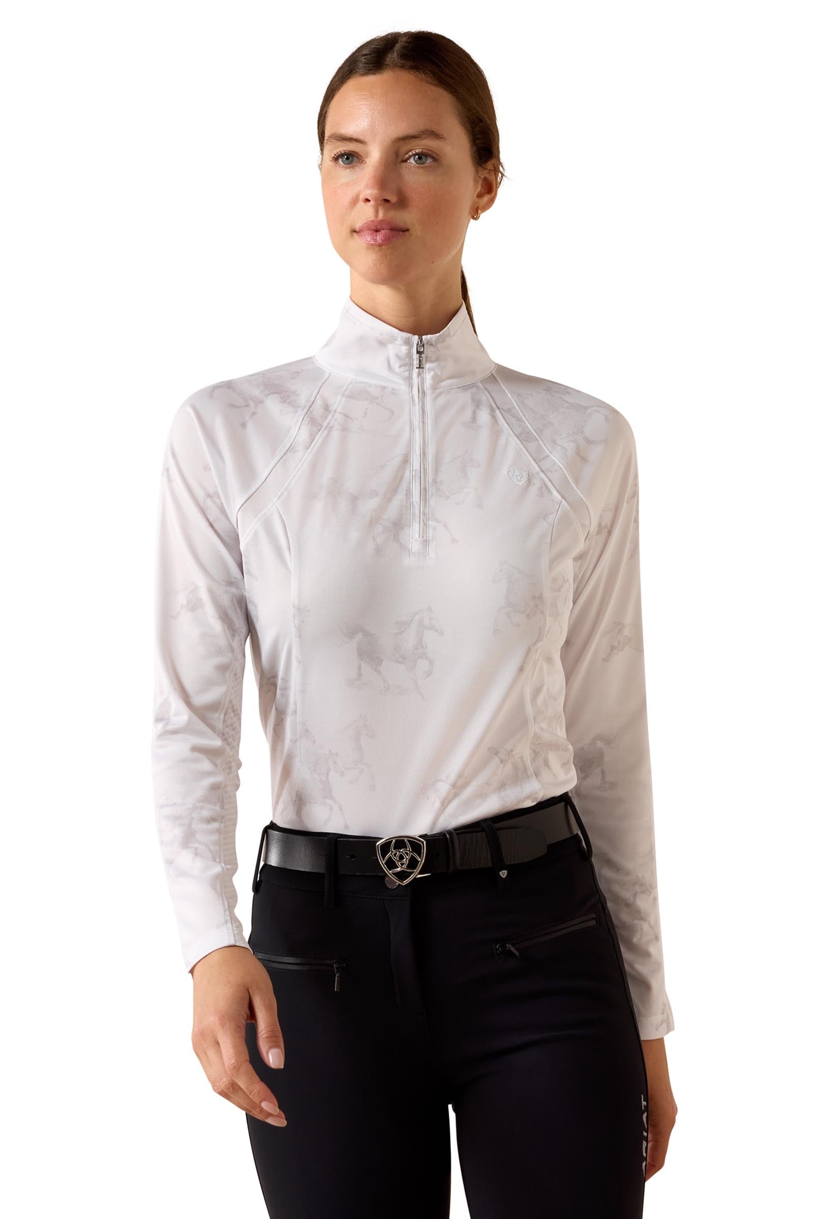 Ariat Women's Sunstopper 3.0 1/4 Zip Baselayer Dames paardrijkleding