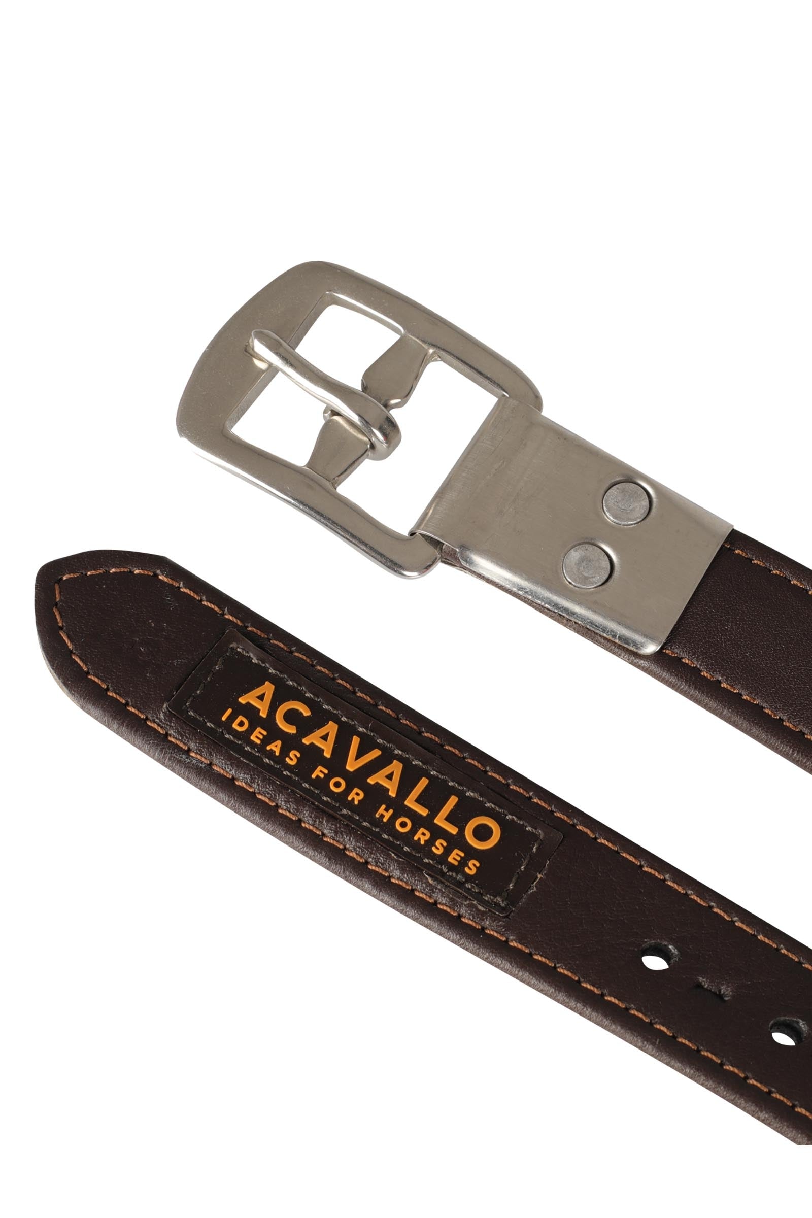 Acavallo Calfskin Stirrup Leathers With Encased Buckle Saddles, Girths & Stirrups