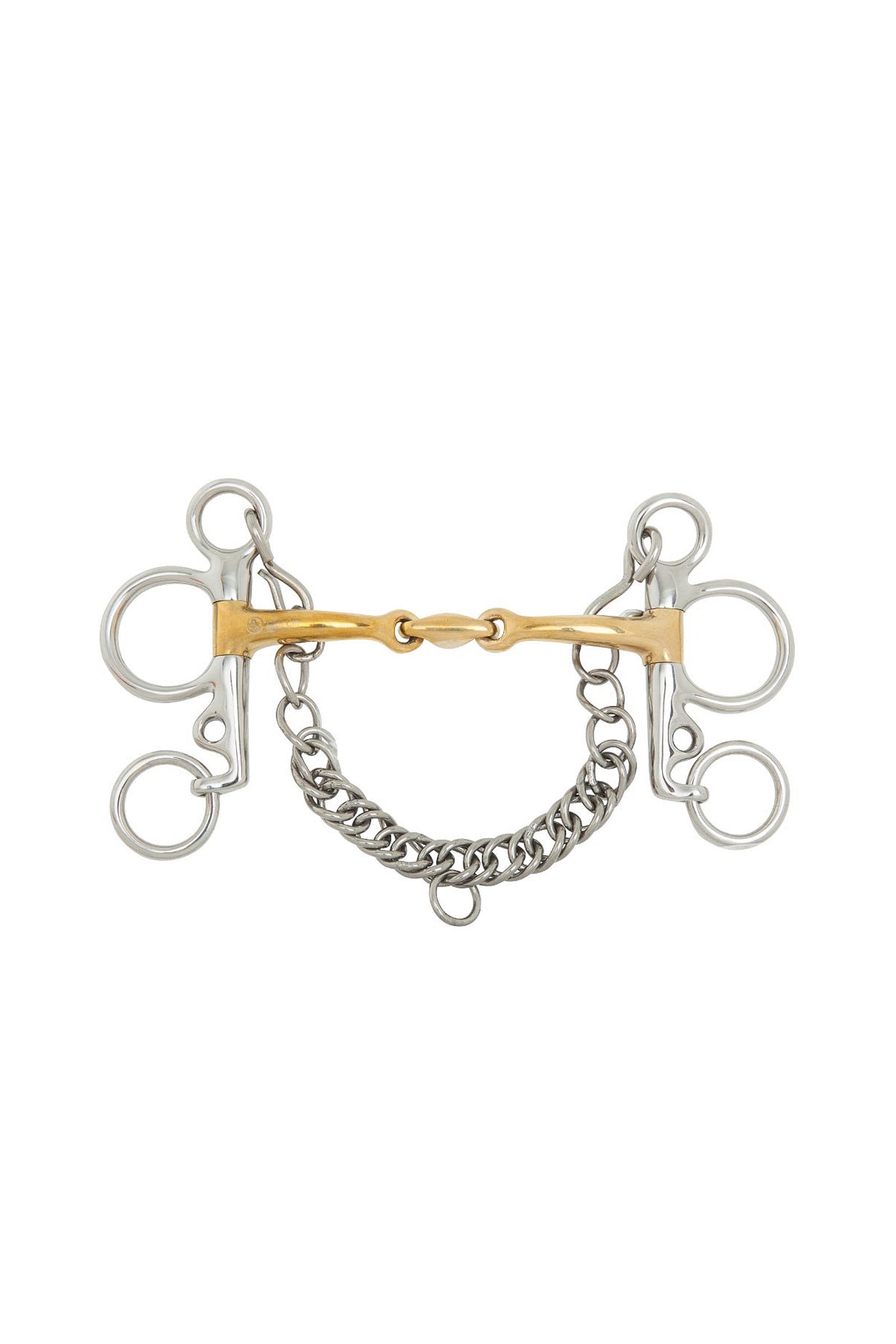 BR Soft Contact baby pelham, dubbelgebroken, 14 mm, scharen 102 mm Bitten