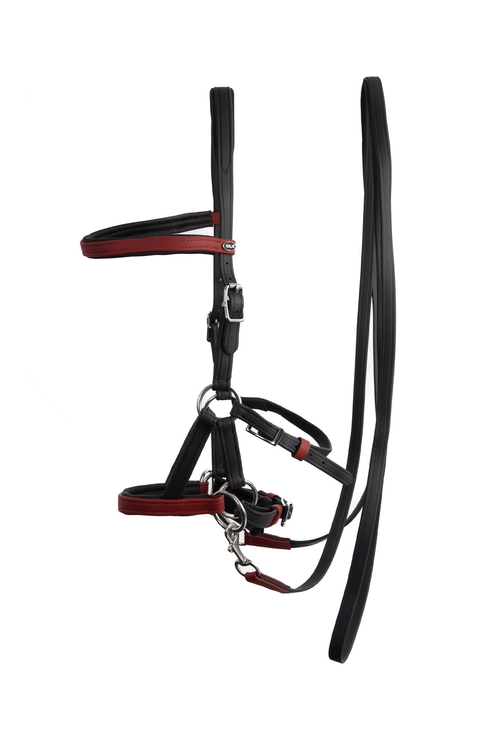F.R.A. Freedom Riding Articles Sidepull Kirsch vegan leer (Systeem 3) Hoofdstellen & Teugels