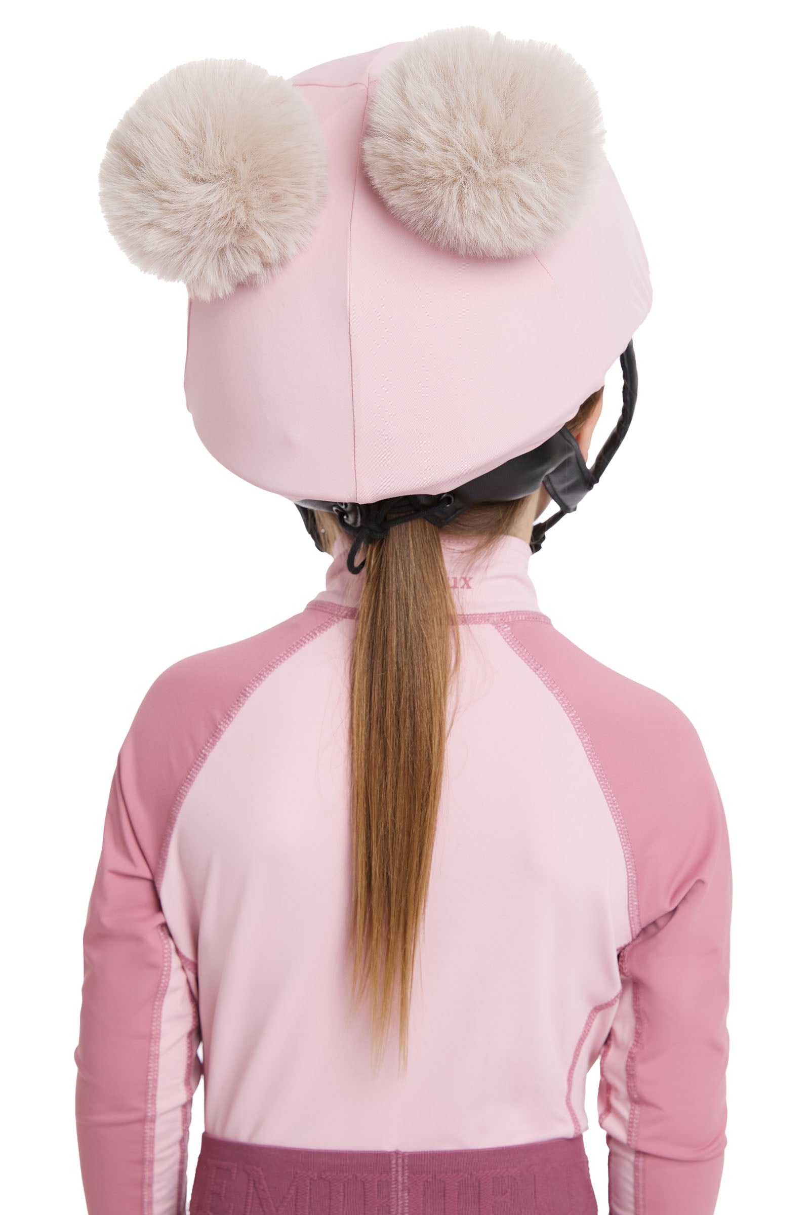LeMieux Mini Double Pom Hat Silk Kids Apparel