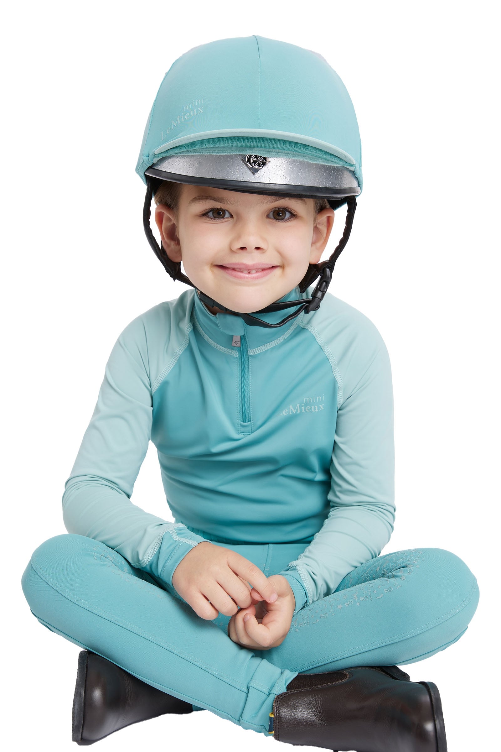 LeMieux Mini Double Pom Hat Silk Accessories