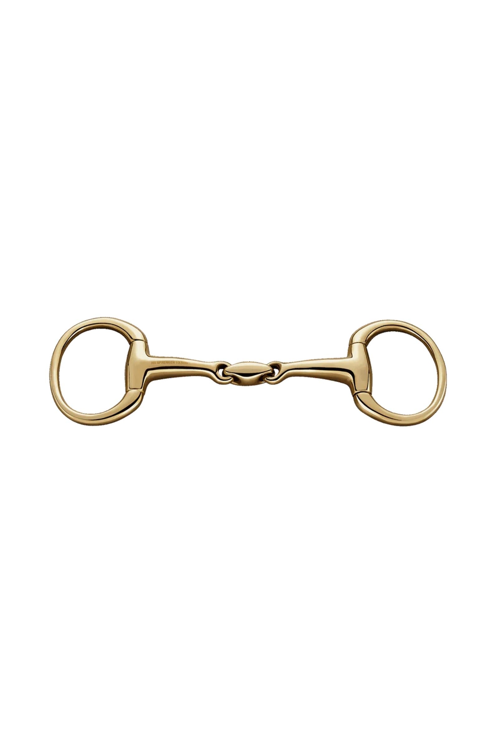 Sprenger olijvenkopbit, dubbel gebroken, 16 mm, koper Bitten