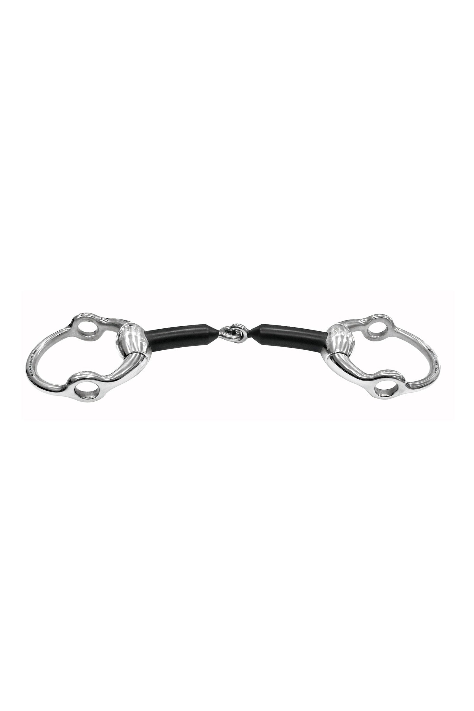Sprenger Eggbutt Gag Bit Hard Carbon Single Jointed16mm Horse Bits