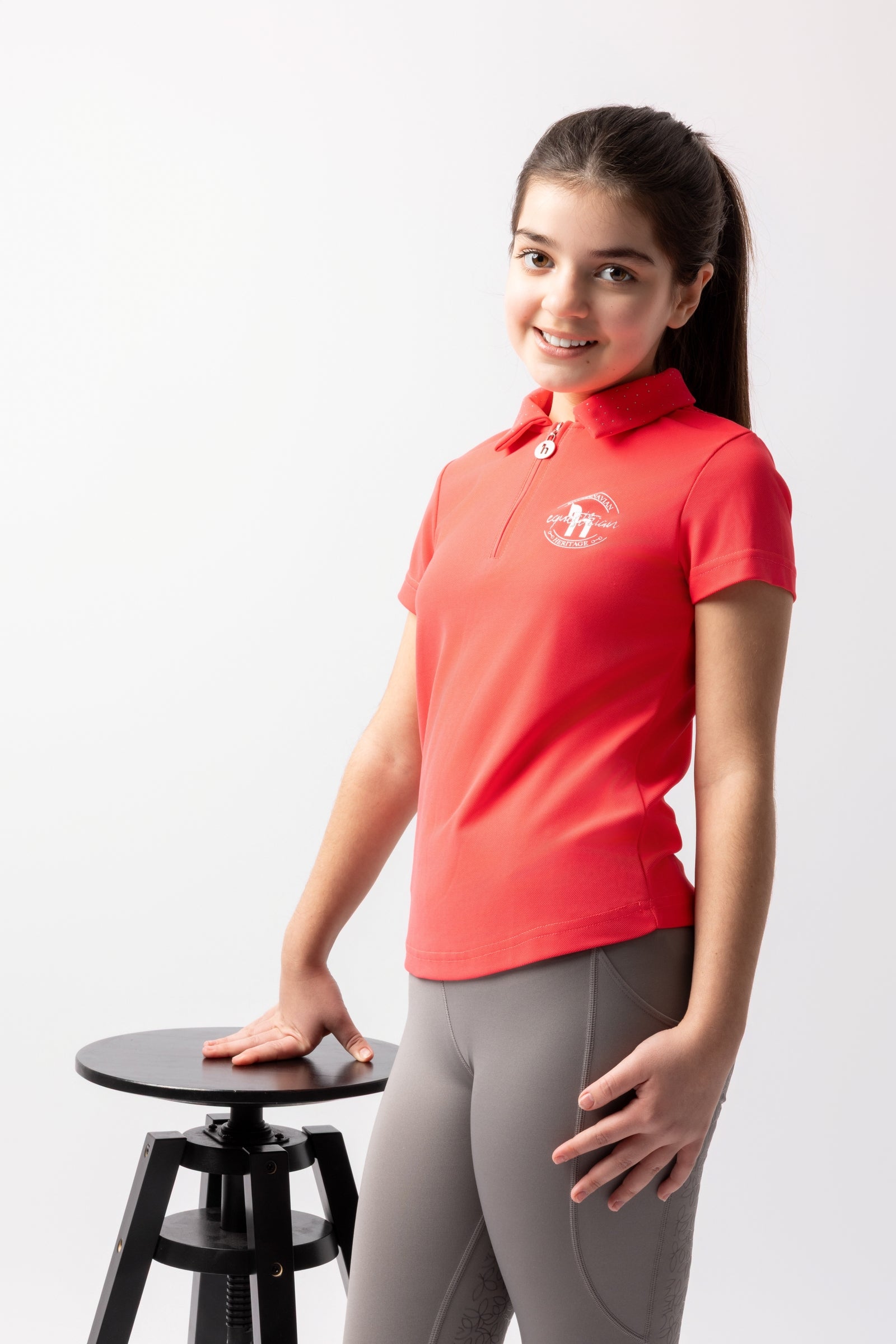 Horze Fay Kids´ Polo Shirt Kids Apparel