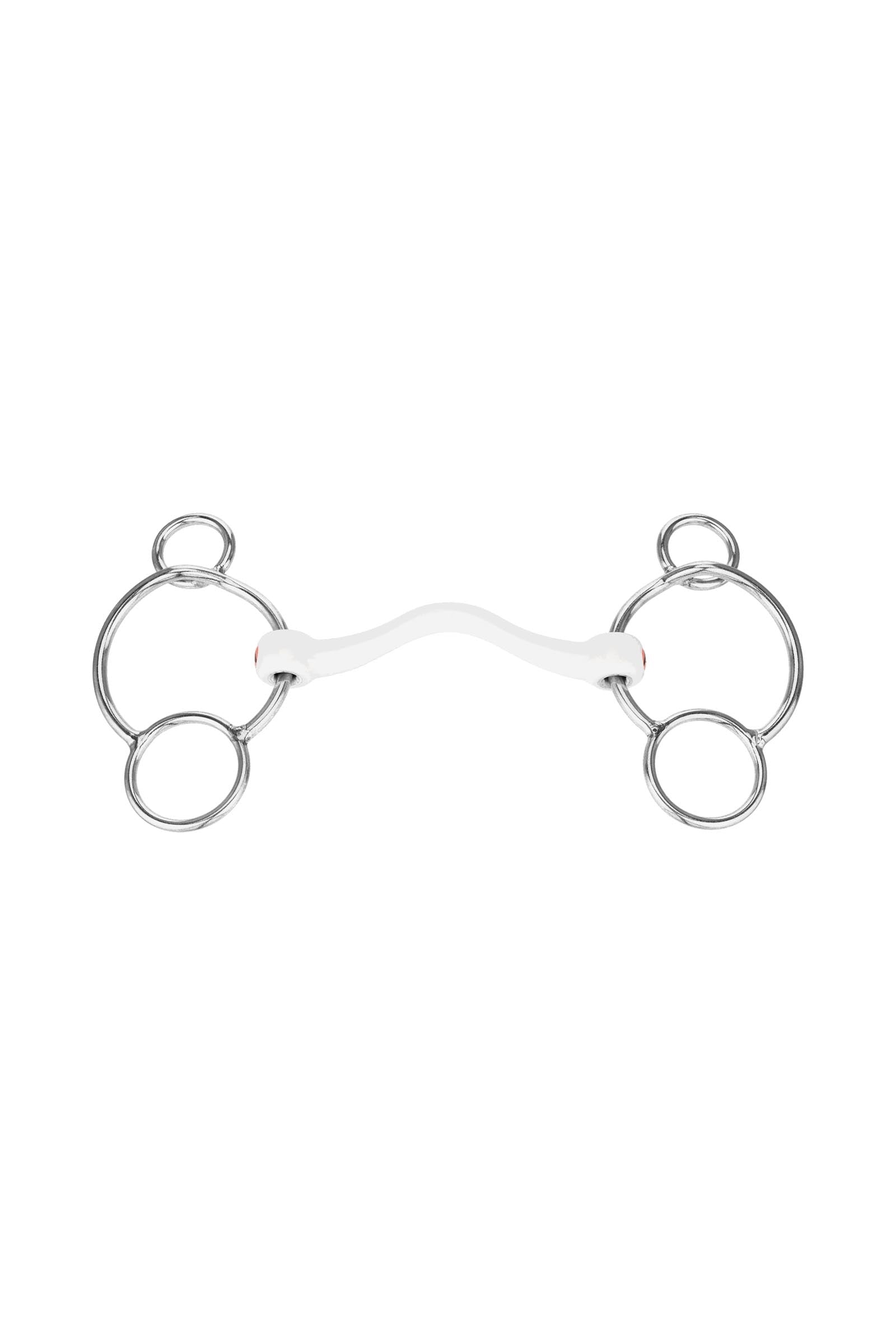 Sprenger Nathe CM 3-ring bit, harde stang met tongboog, 15 mm, thermoplast Bitten