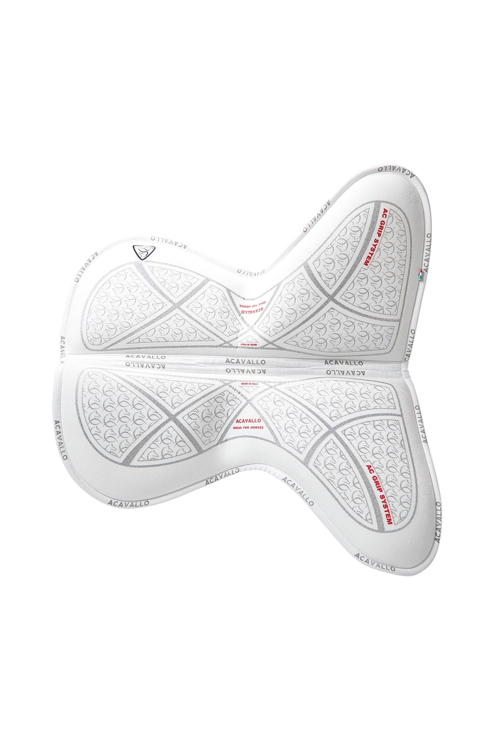 Acavallo Memory Foam Classic Jumping Pad Close Contact Suede Silicone Grip Flat Saddle Pads