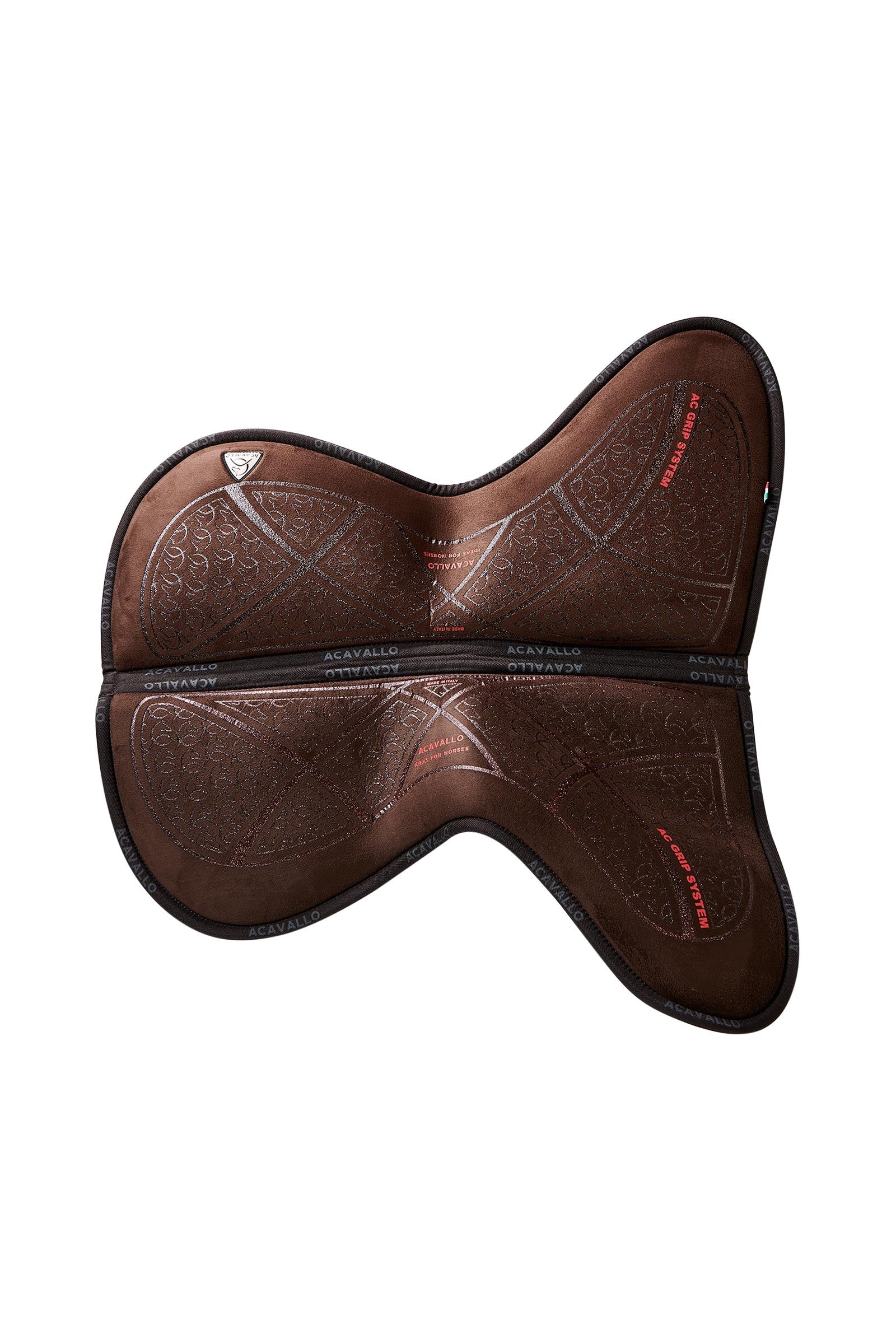 Acavallo Memory Foam Classic Jumping Pad Close Contact Suede Silicone Grip Flat Saddle Pads