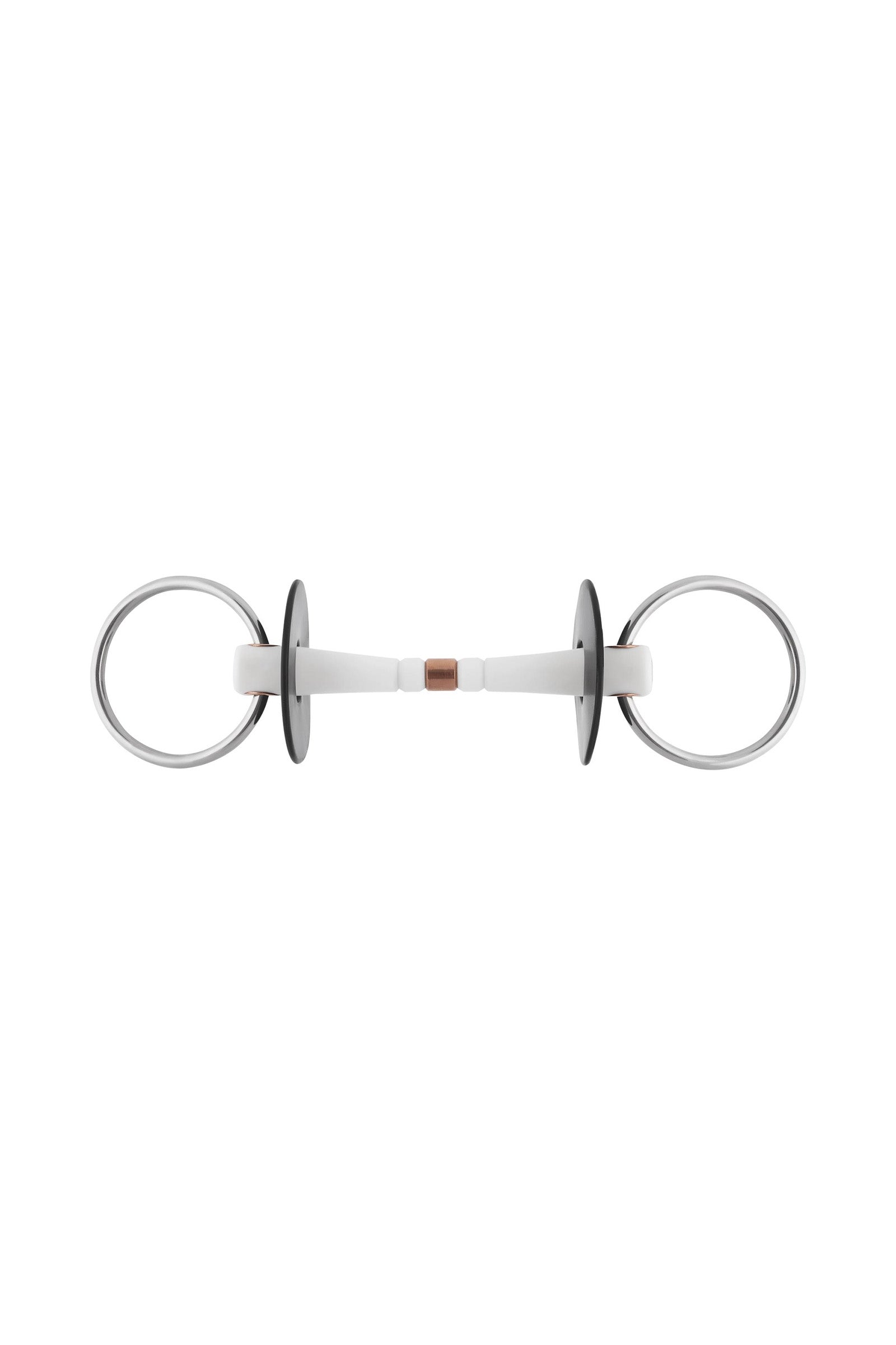 Sprenger Nathe Watertrens 20 mm met flexibele Mullen Mouth, koper middenstuk (70 mm ring) Bitten