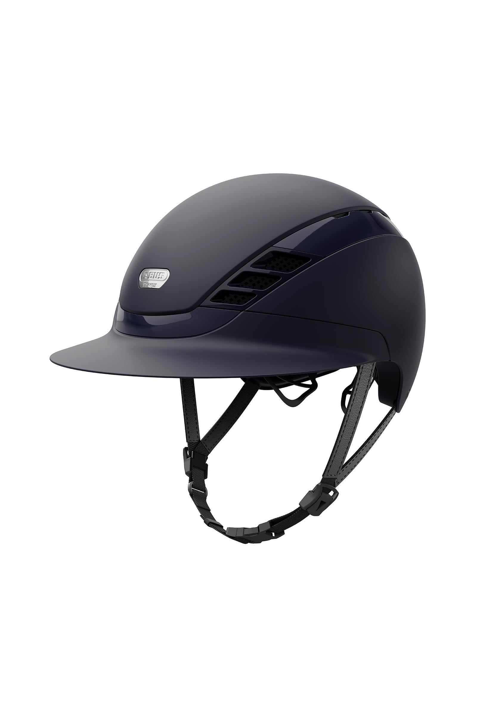 Abus AirLuxe Pure Rijhelm met lange klep Paardrijcaps & Bodyprotectors