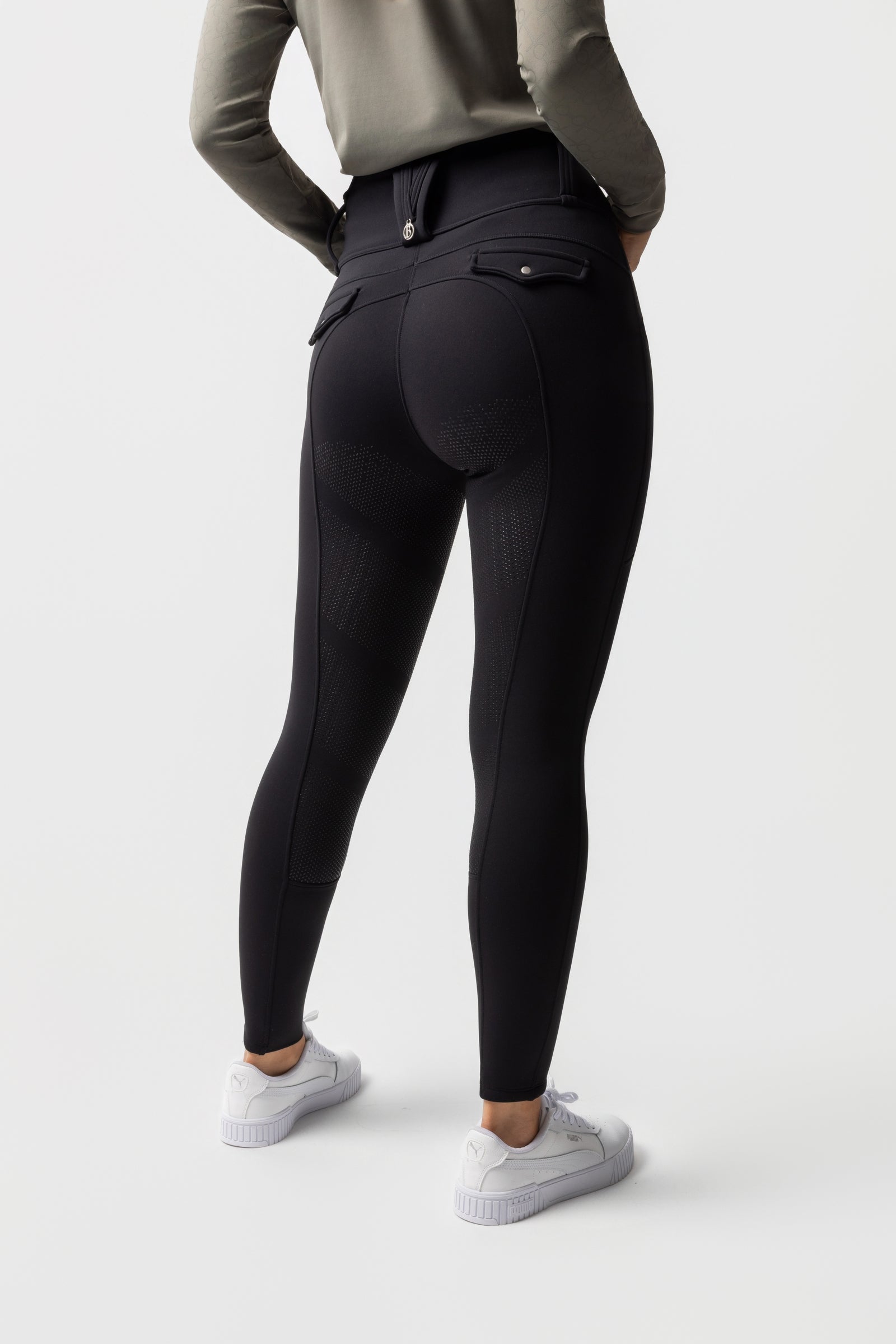 B Vertigo Chiara compressie thermo rijbroek voor dames met full grip Womens Breeches