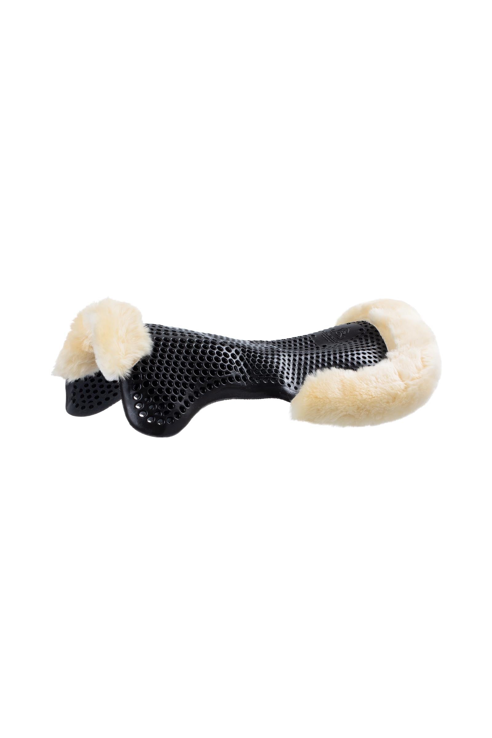 Acavallo Gel Antislip Classic met Schapenvacht Uitsparing Voorverhoger Zadeldekjes