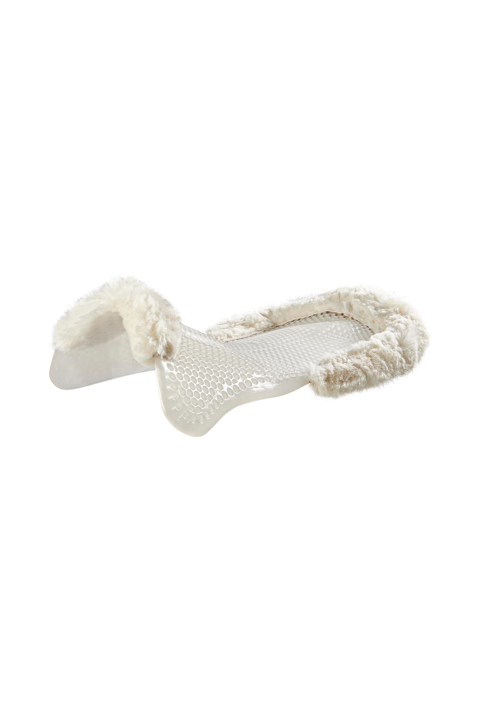 Acavallo Gel Antislip Classic met Schapenvacht Uitsparing Voorverhoger Zadeldekjes