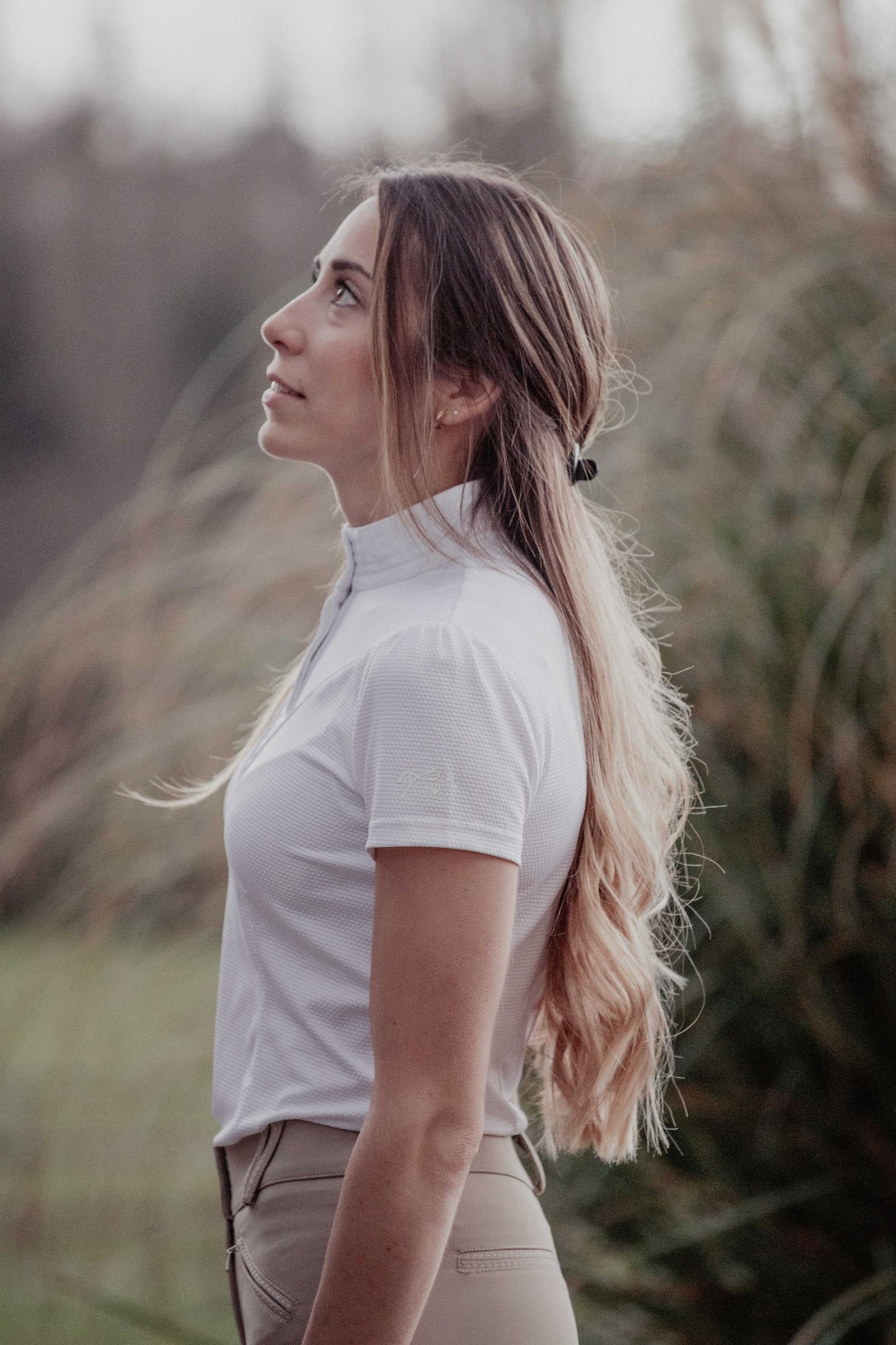 PENELOPE Las Honey Women´s Show Shirt, Short Sleeves Women’s Riding Clothing