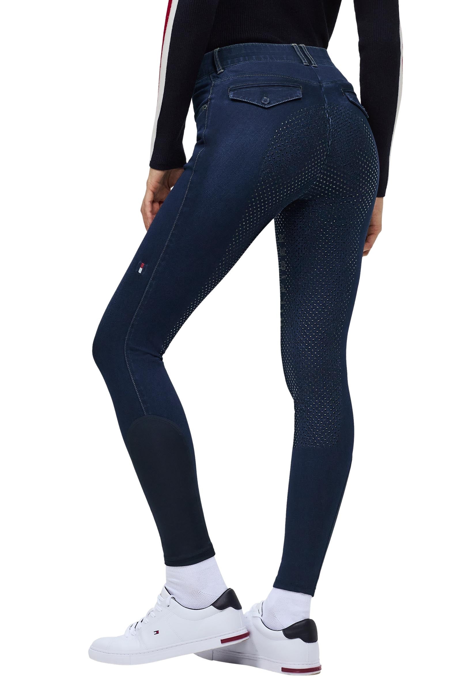 Tommy Hilfiger Equestrian Hope dames denim rijbroek met full grip Womens Breeches