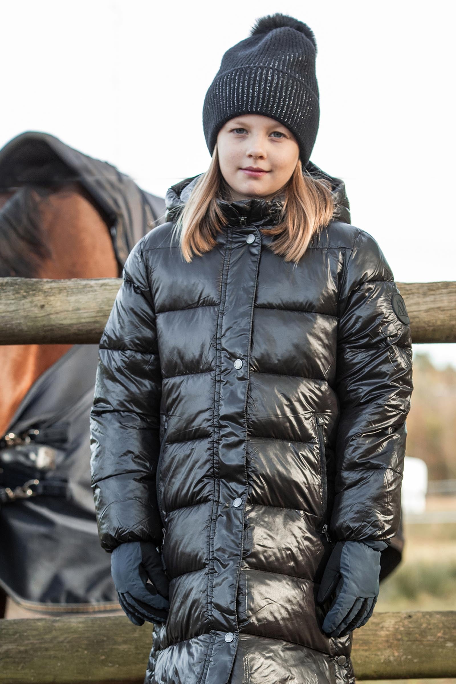 Mountain Horse Irma Kids´ Long Padded Coat Kids Apparel