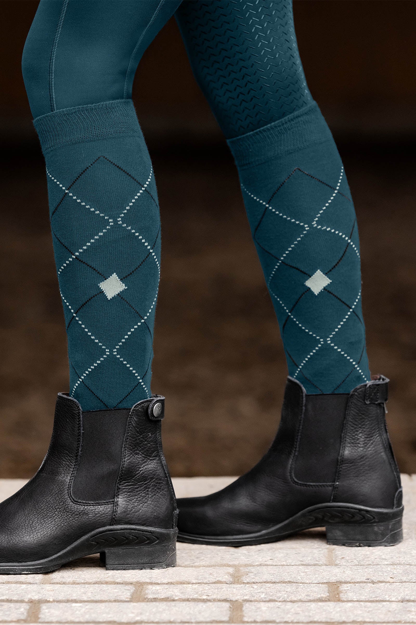 ELT Argyle Breathable Riding Socks Socks