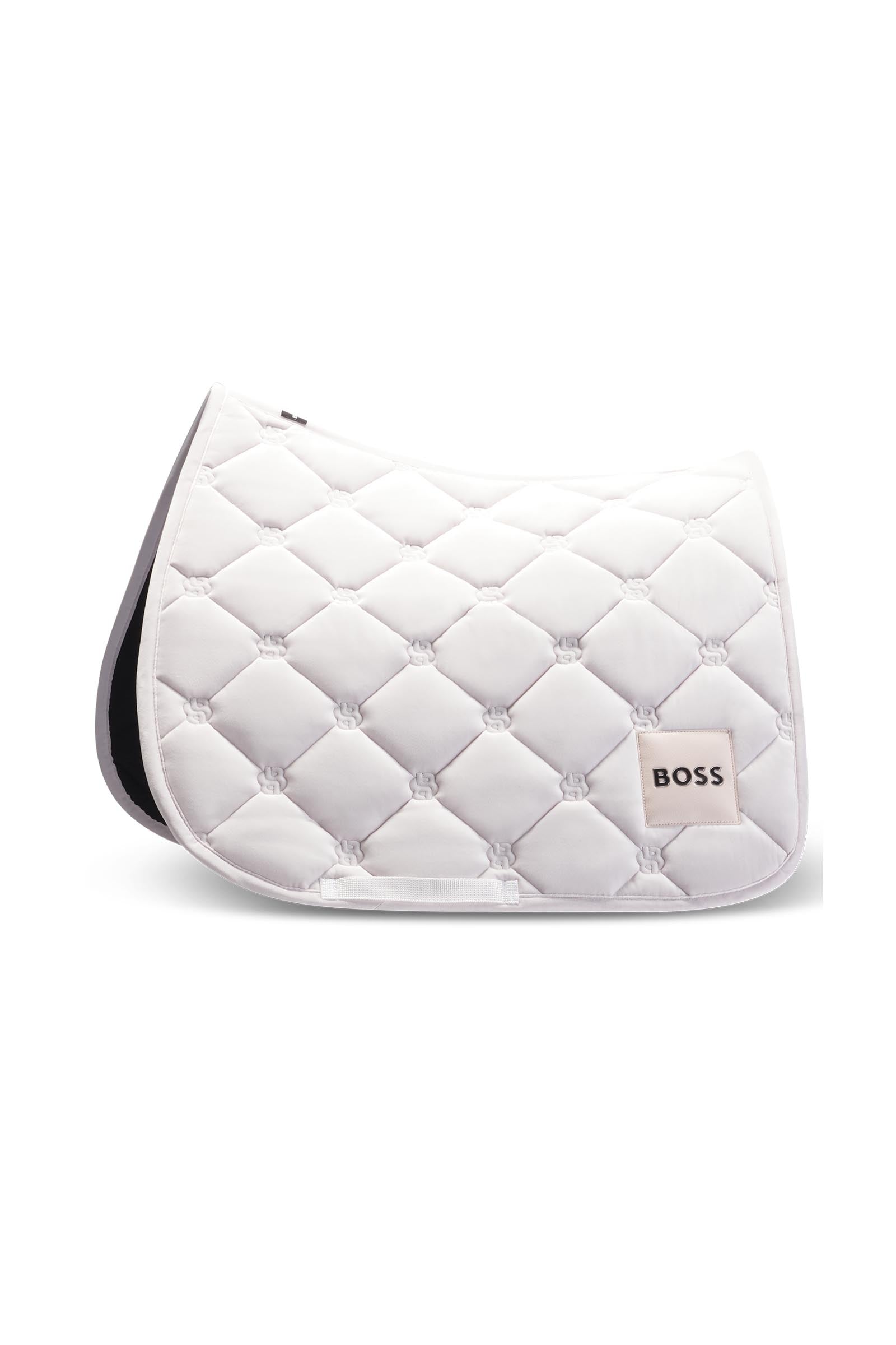 BOSS Equestrian Boss Velvet Pearl Dressuurzadeldek Zadeldekjes