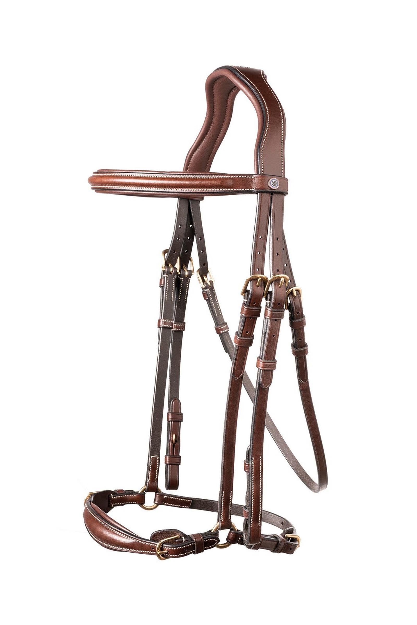 Trust Equestrian Barcelona Adjustable Drop Noseband Bridle Hoofdstellen & Teugels