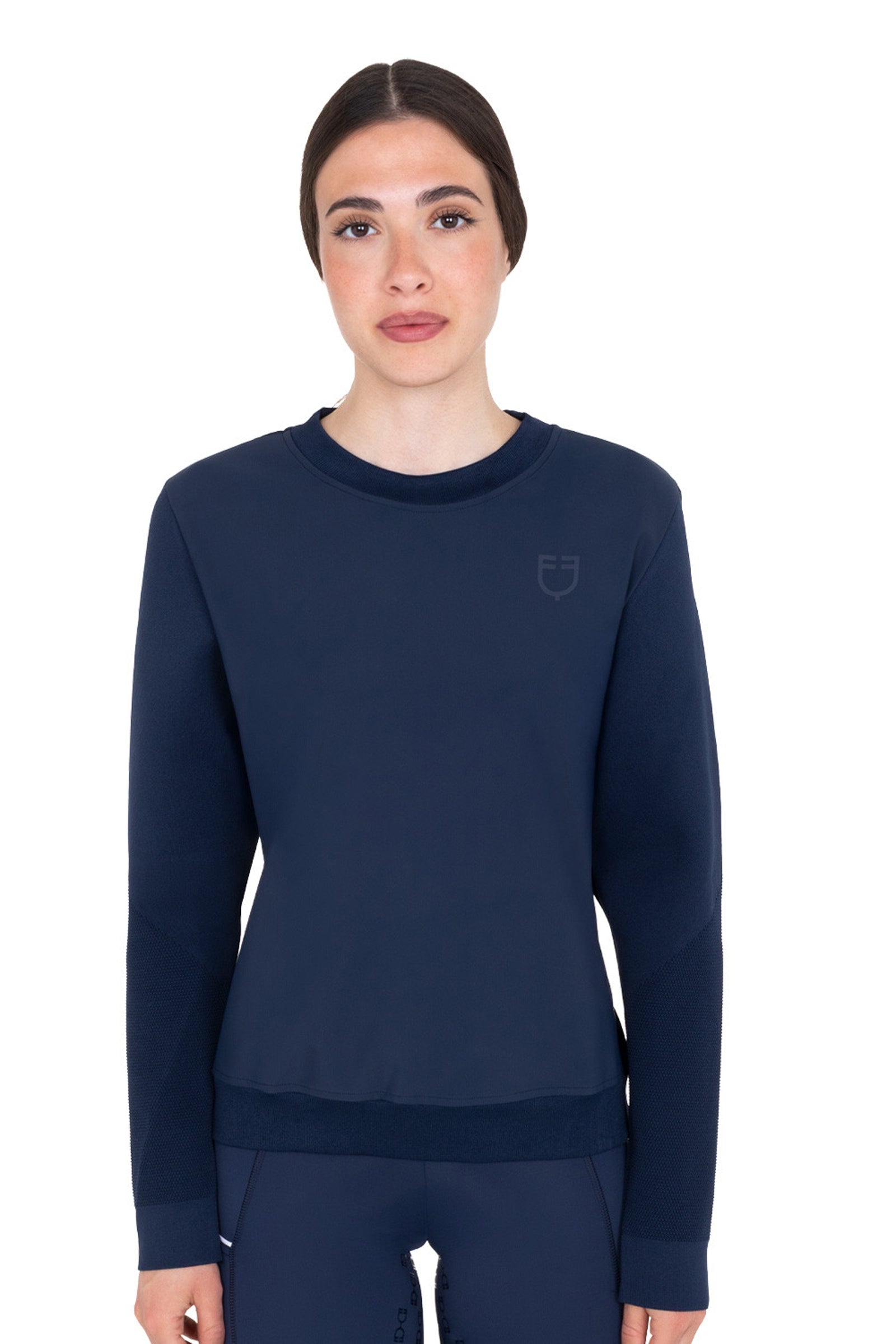Equestro SS2026 Women's Nylon-Knit Seamless Sweatshirt Women’s Riding Clothing