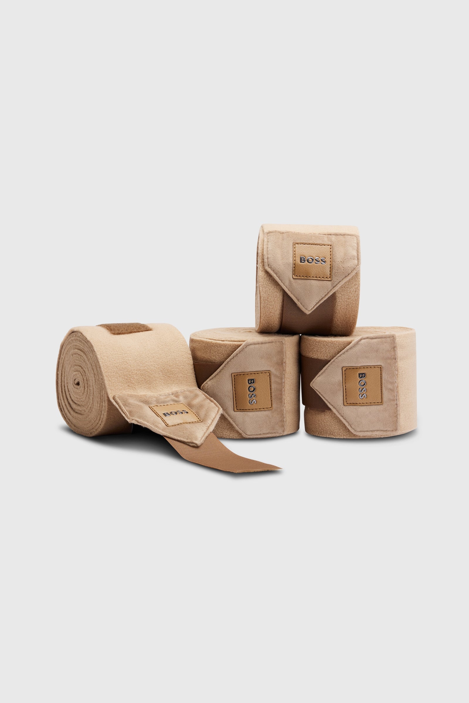 BOSS Equestrian Boss Bandages met fluwelen details Leg Protection & Hoof Protection for Horses