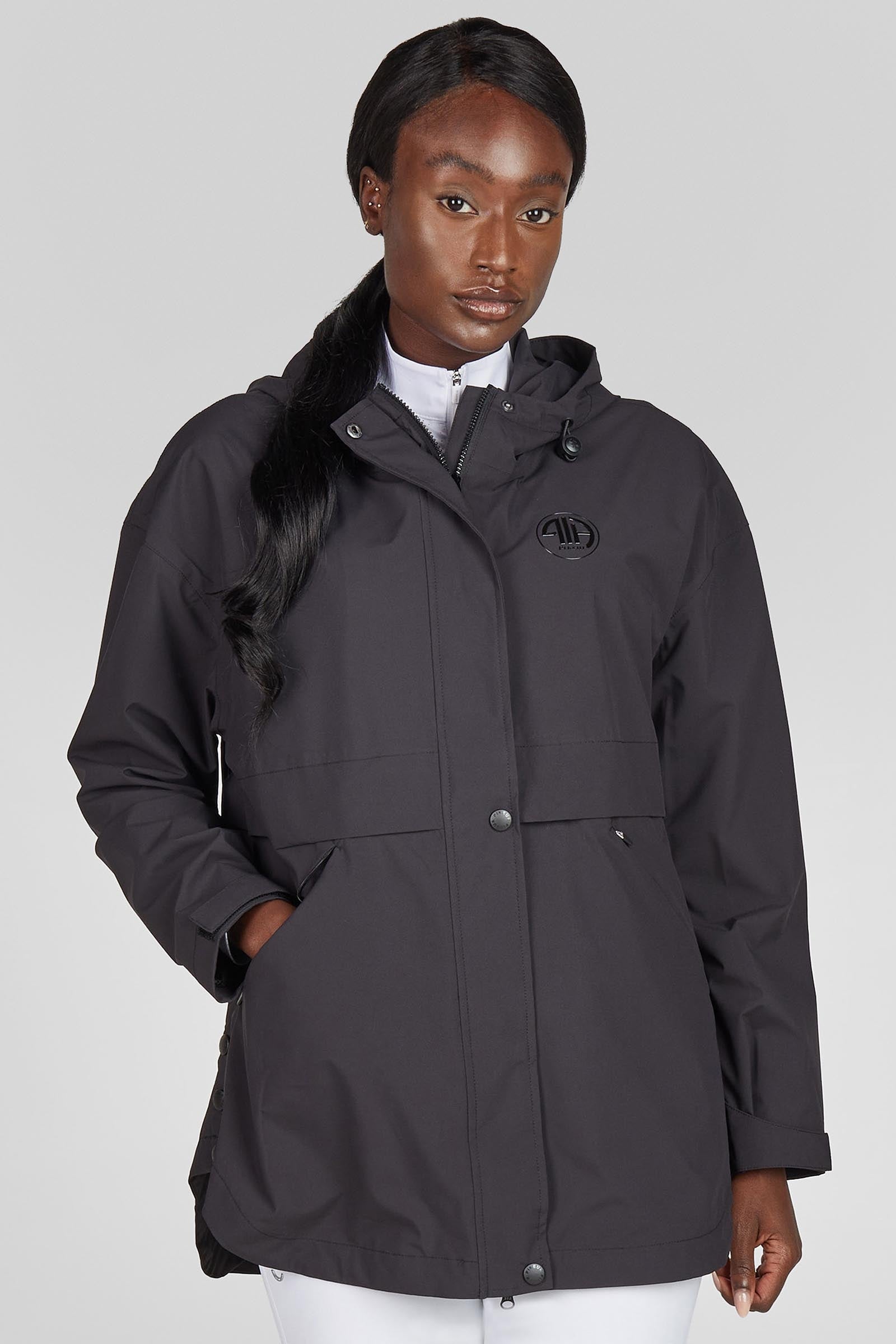 Pikeur dames regenponcho met rits Dames paardrijkleding