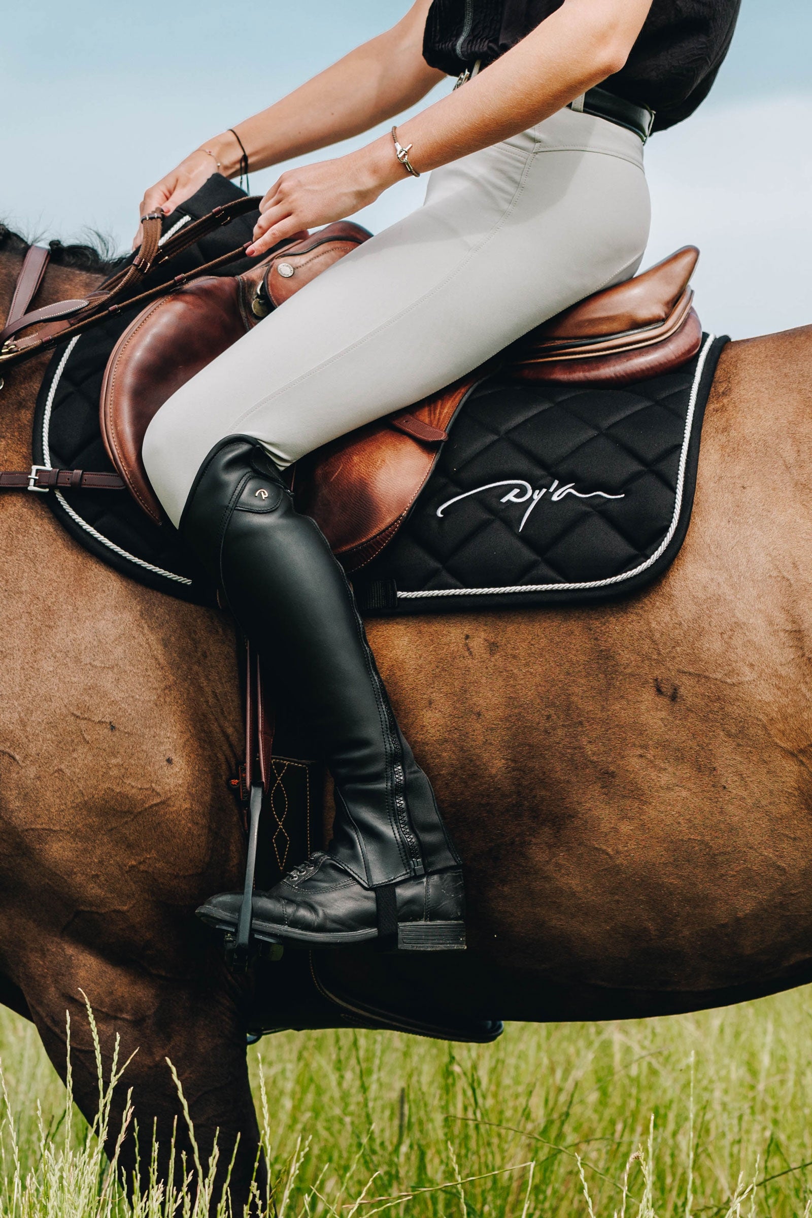 Dy'on Classic Comfort Half Chaps Riding Boots & Riding Shoes