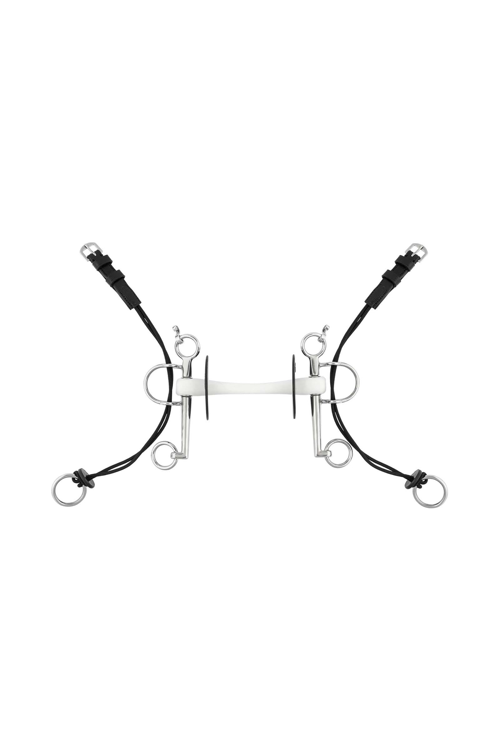 Sprenger Nathe gag pelham, lange scharen, stang, 20 mm, thermoplast Bitten