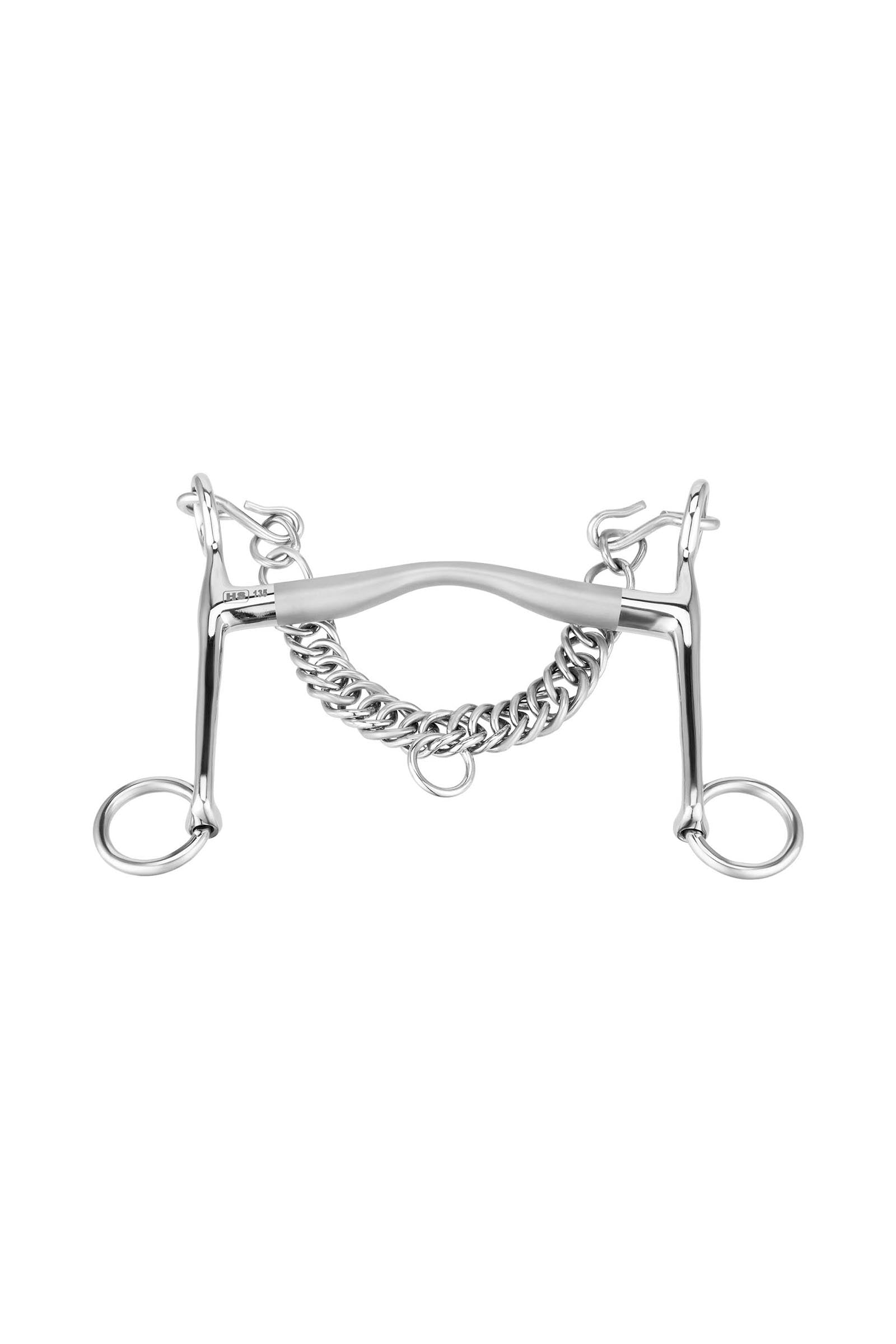 Sprenger Satinox stang en trens, 14 mm, 7 cm scharen, roestvrij staal Bitten
