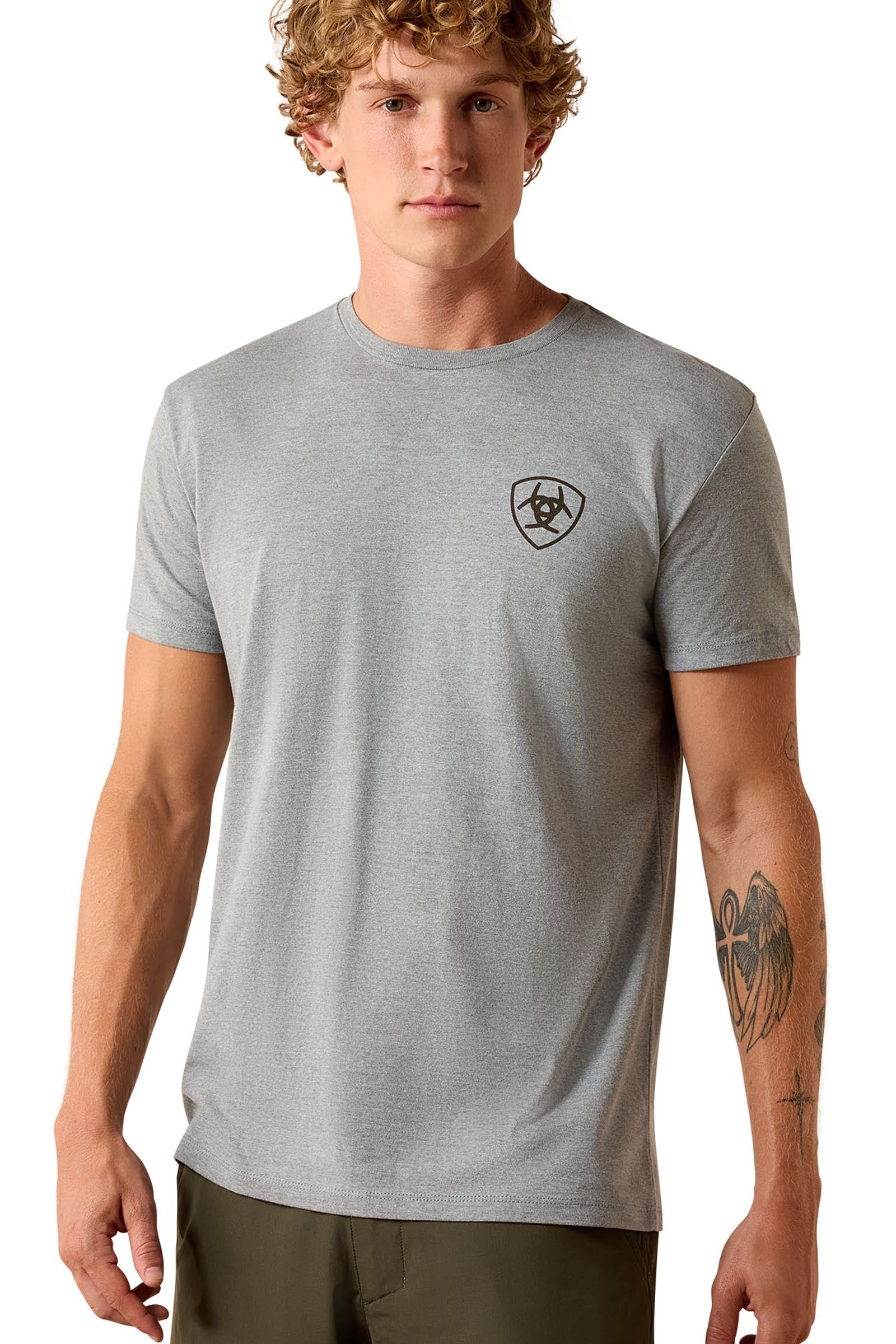 Ariat Heren Banner Badge T-shirt Heren paardrijkleding