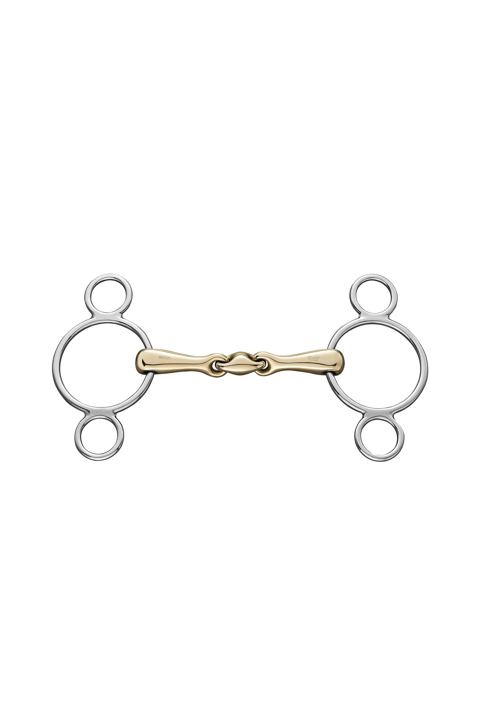 Sprenger KK Ultra 3-ring bit, dubbel gebroken, 18 mm, Sensogan Bitten