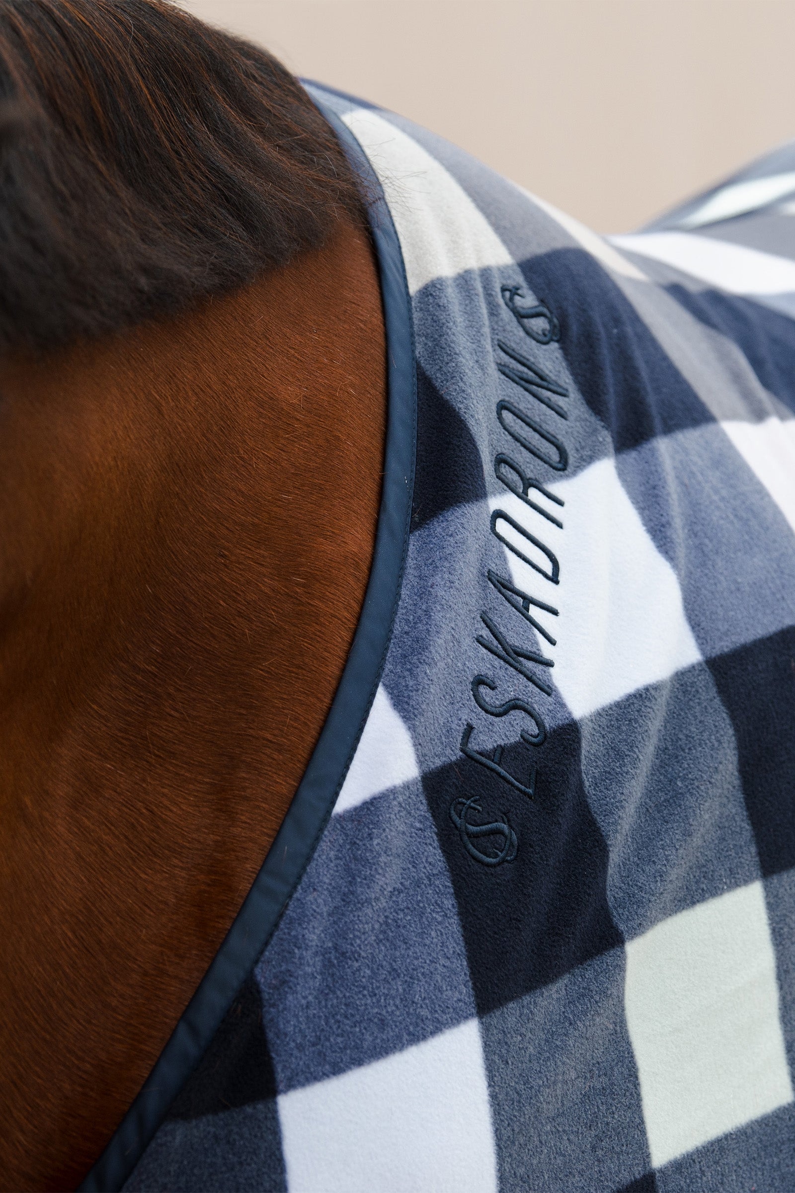 Eskadron Classic Sports Sweat Rug Fleece Check SS24 Horse Rugs