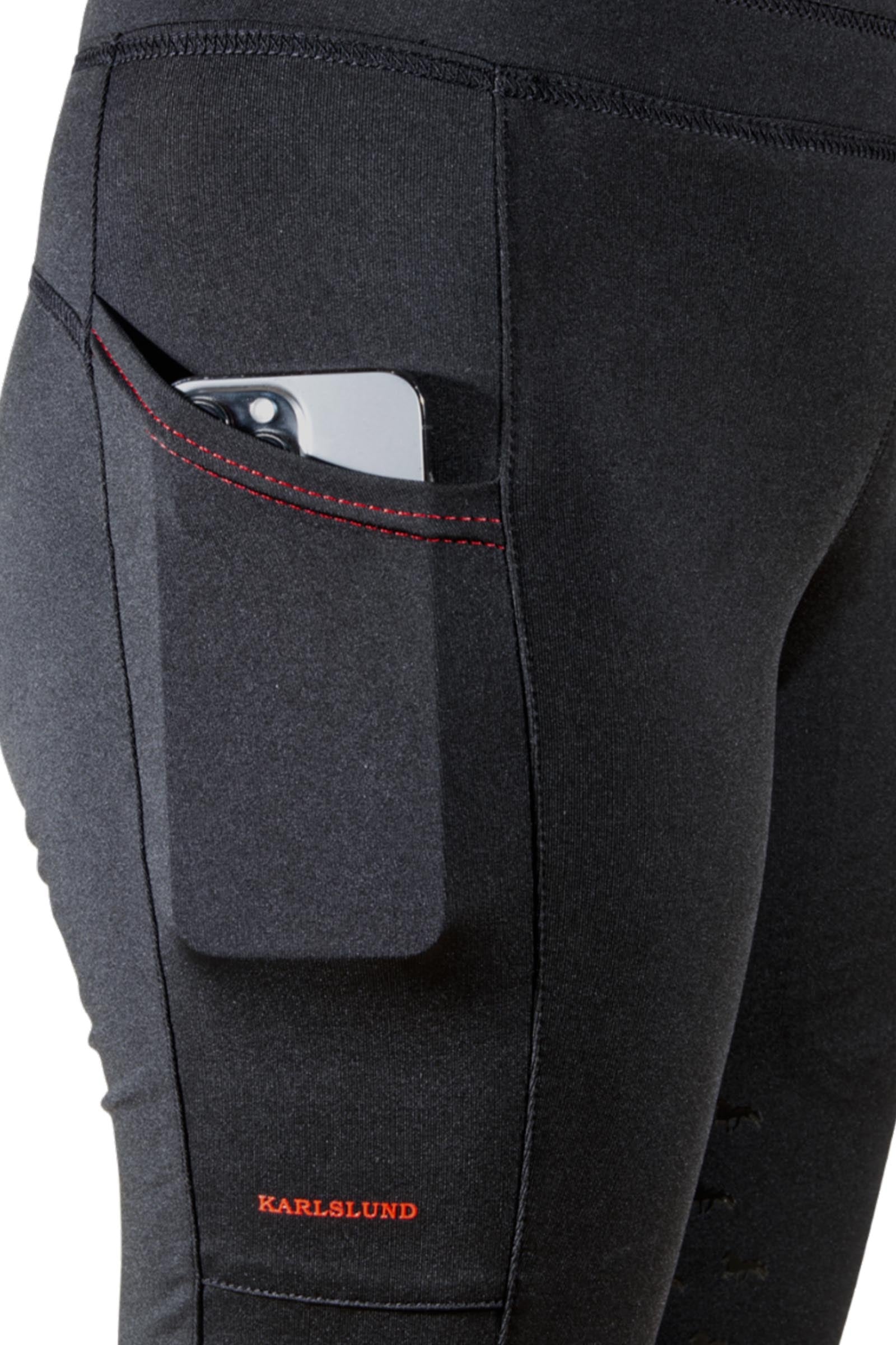Karlslund Galdur Kids´ Jodhpur Riding Tights Full Grip W. Phone Pocket Kids Apparel