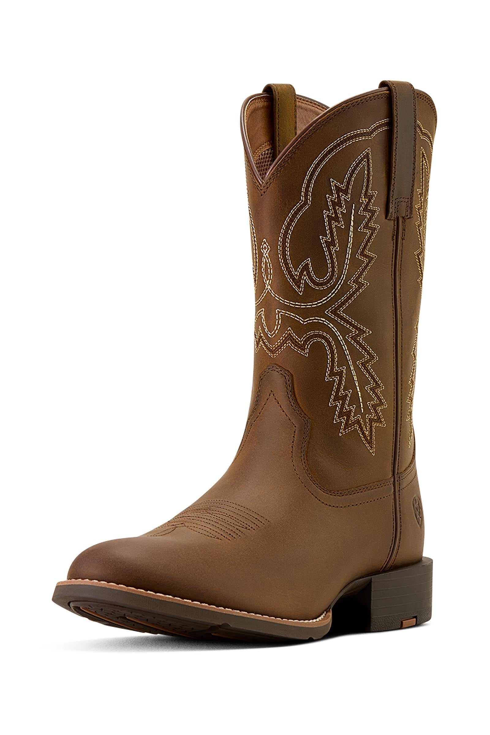 Ariat Men's Sport Stratten Wide Toe Cowboy Boots Mens Riding Clothing