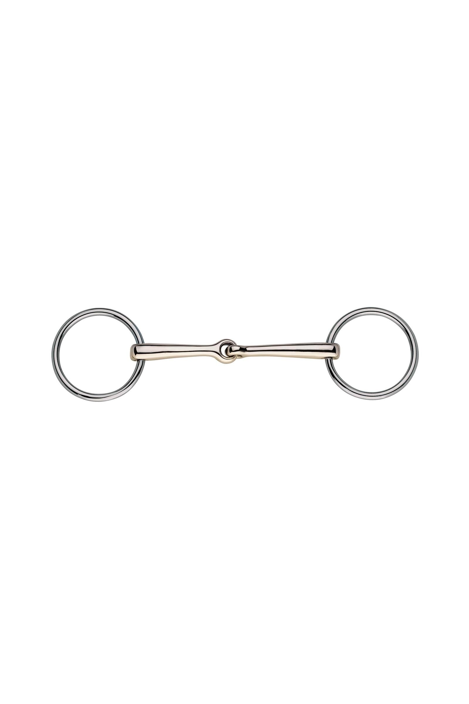 Sprenger underlægningsbid løse ringe, enkeltleddet, 14 mm, Sensogan Bitten