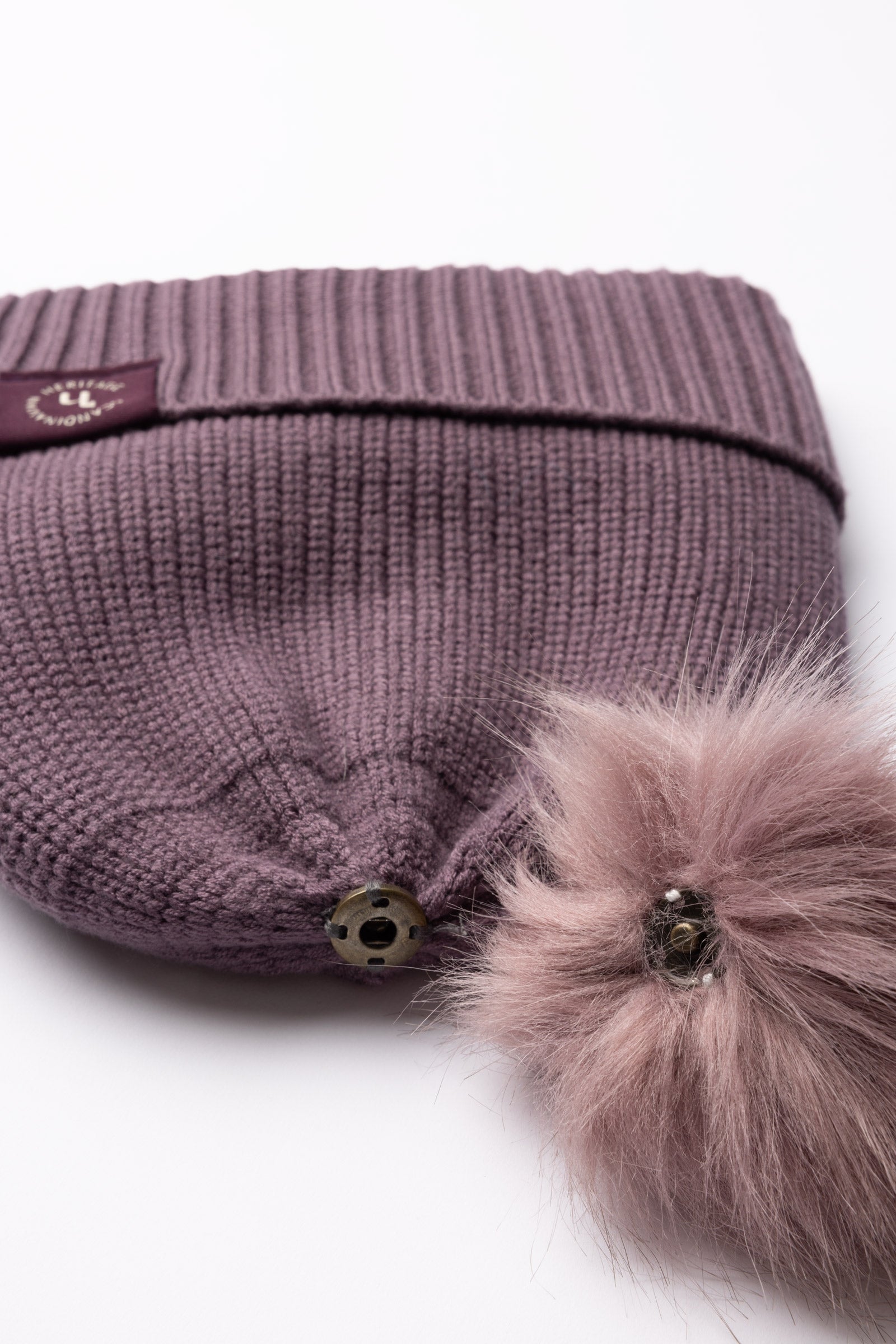 Horze Noa Kids Knitted Hat With Removable Pompom Accessories