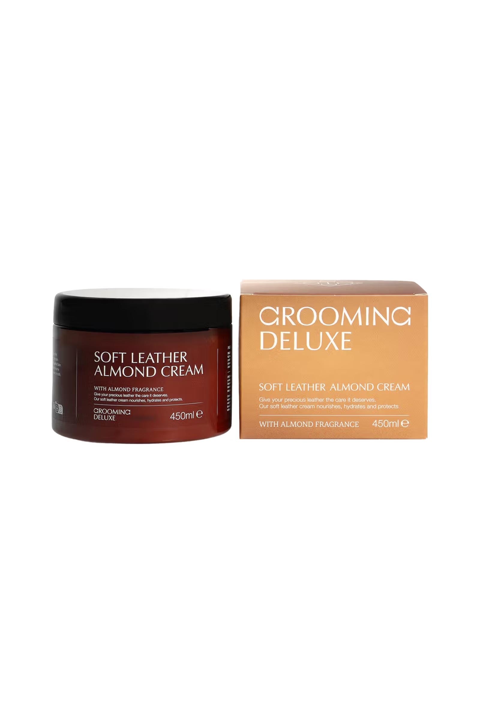 Grooming Deluxe Soft Leather Almond Cream, 450 ml Horse Health Care