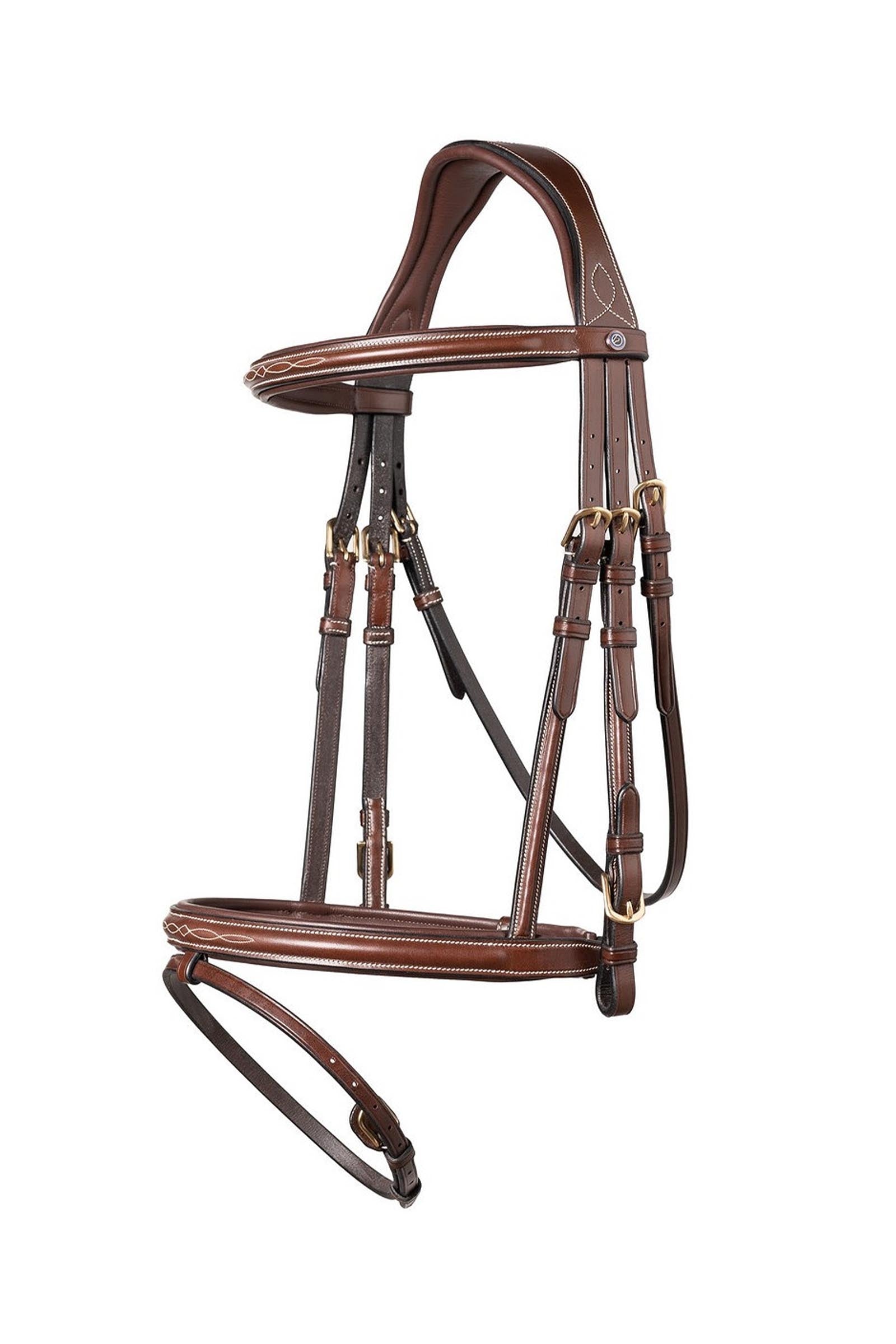 Trust Equestrian Knokke Combine Noseband Bridle Classic Hoofdstellen & Teugels