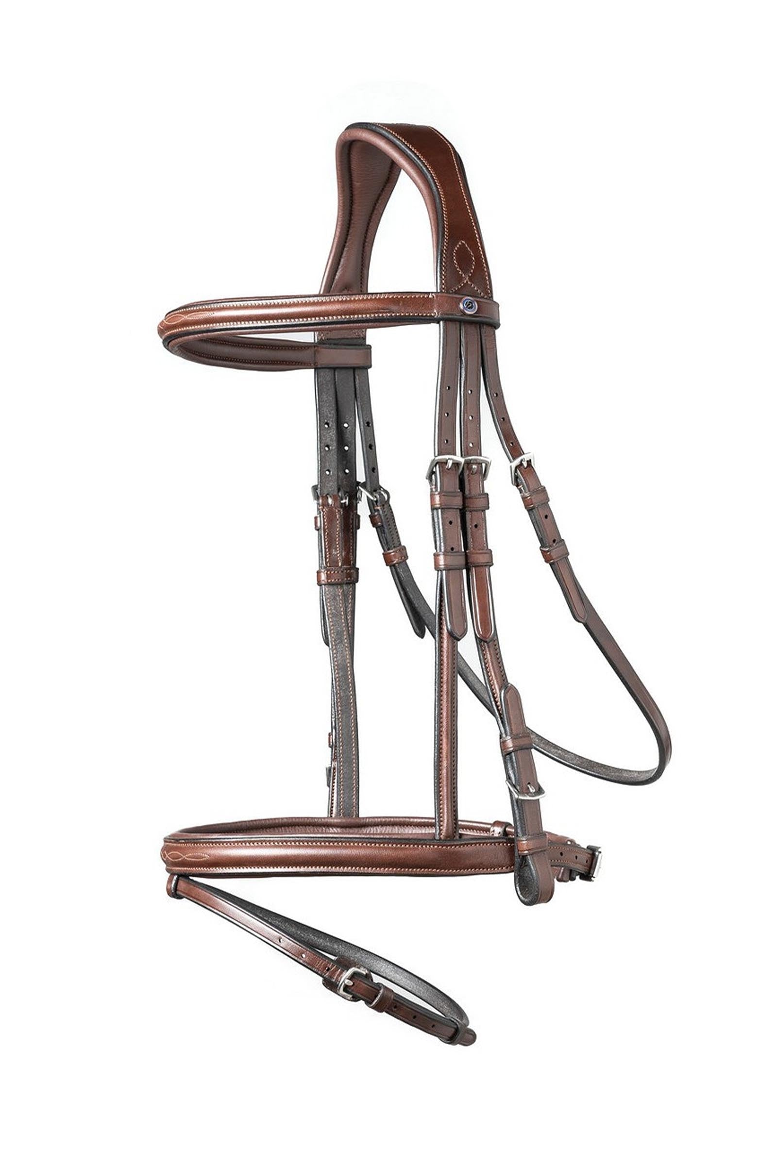 Trust Equestrian Knokke Combine Noseband Bridle Classic Hoofdstellen & Teugels