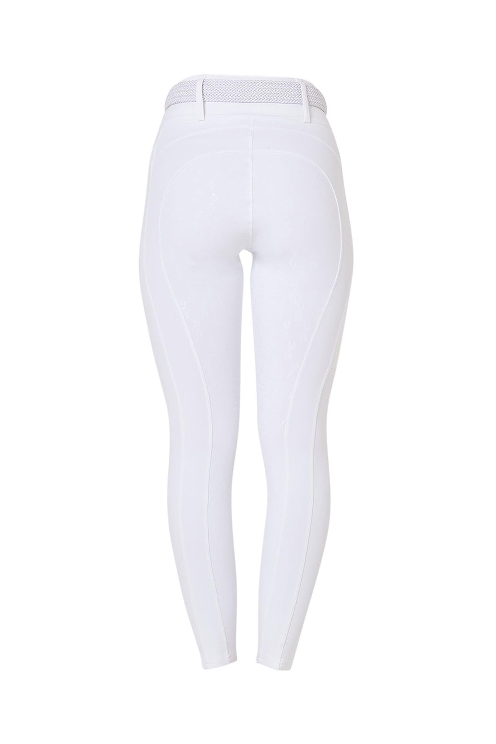 Equestro Women's High-waisted Leggings Full Grip With Belt Loops Womens Breeches