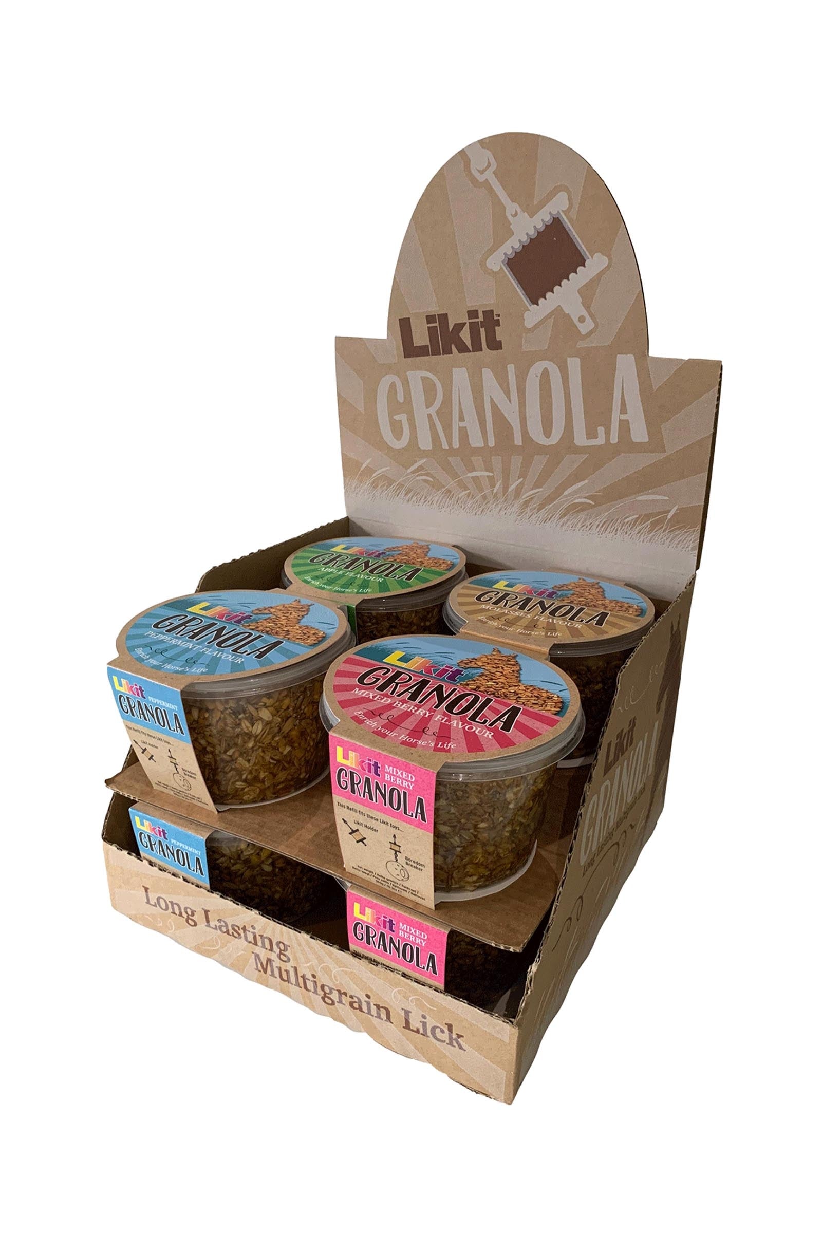 Likit Granola Assortiment (8 stuks) Horse Feed & Nutrition