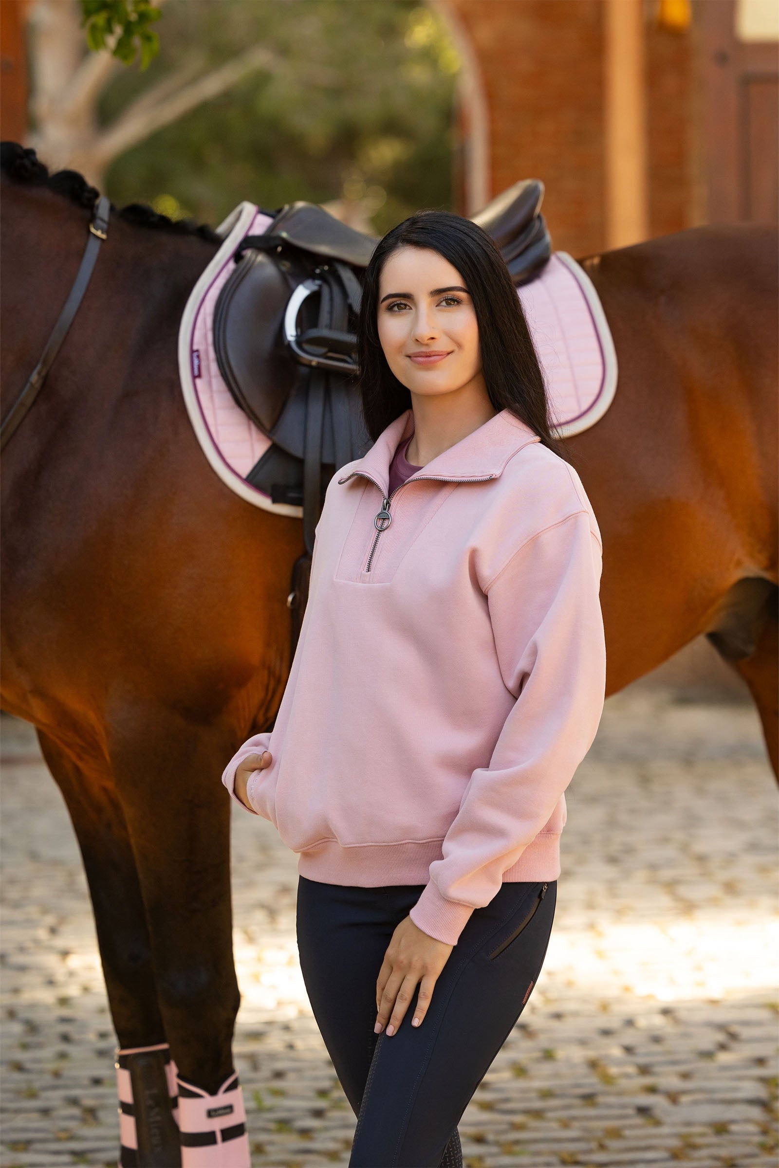 LeMieux Keira Quarter Neck Sweater Women’s Riding Clothing