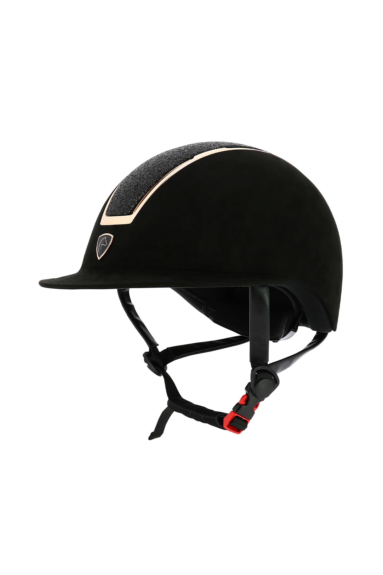 EQUITHÈME Glint Lamé rijhelm Paardrijcaps & Bodyprotectors
