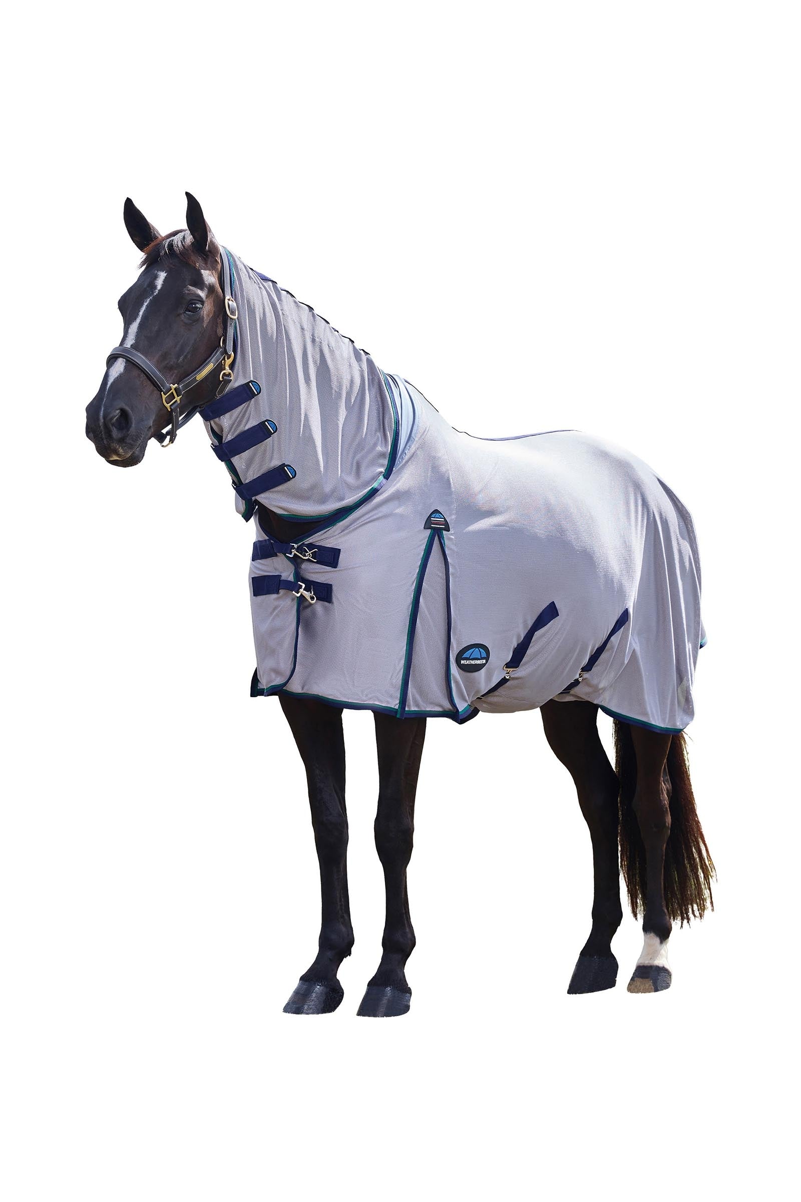 Weatherbeeta ComFiTec Zephyr Vliegendeken combo met vaste hals, 0 g Paardendekens