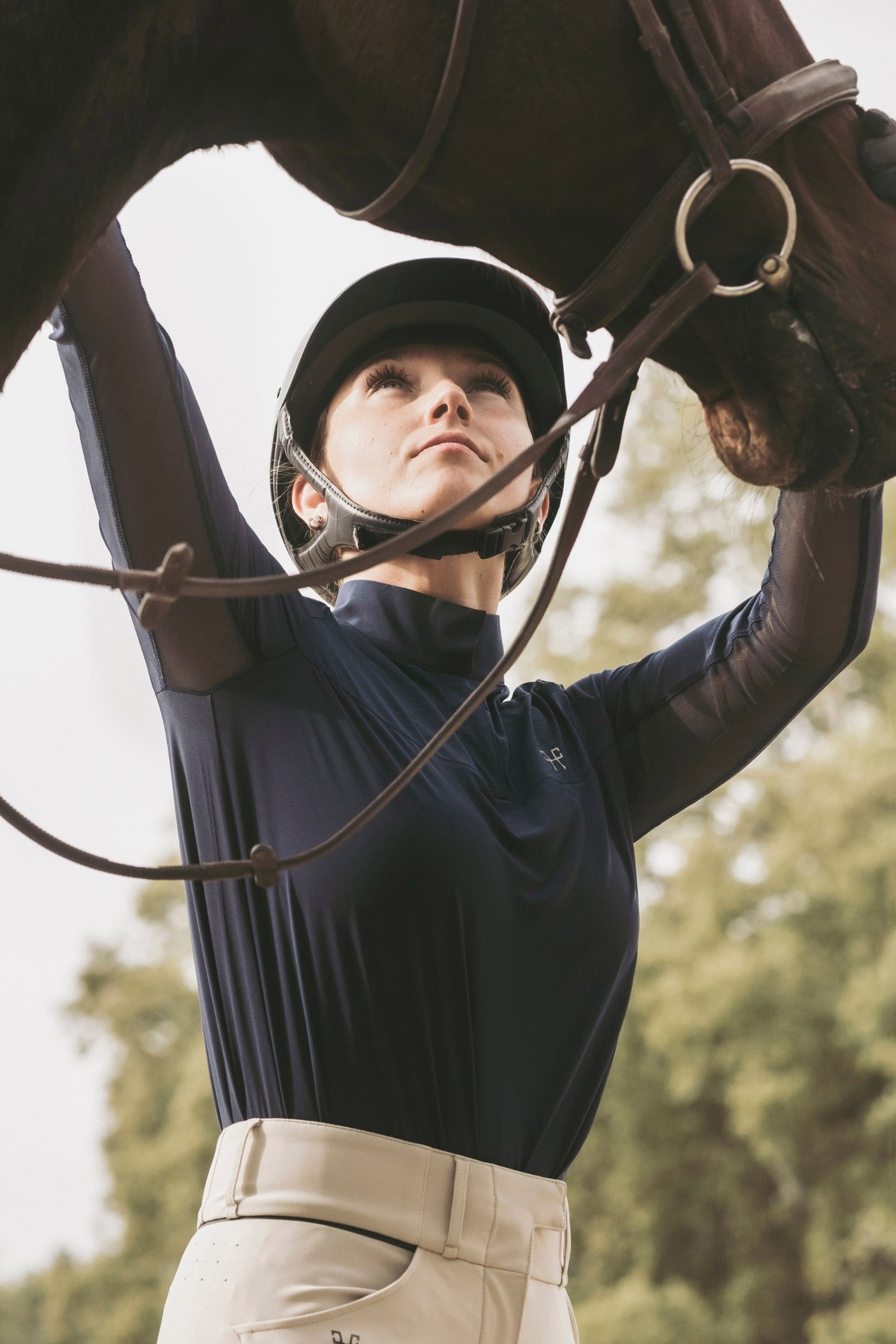 Horse Pilot Sunrise Women´s Shirt Women’s Riding Clothing